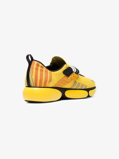 prada yellow sneakers