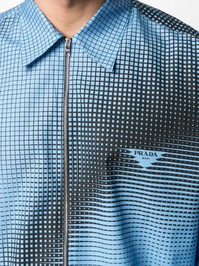 prada printed shirt