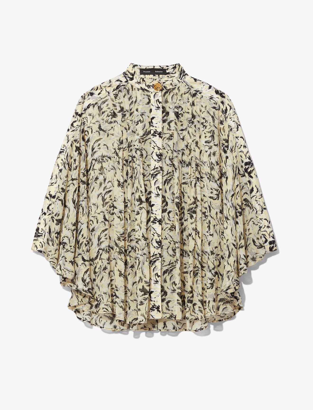 Abstract Animal Print Blouse #4