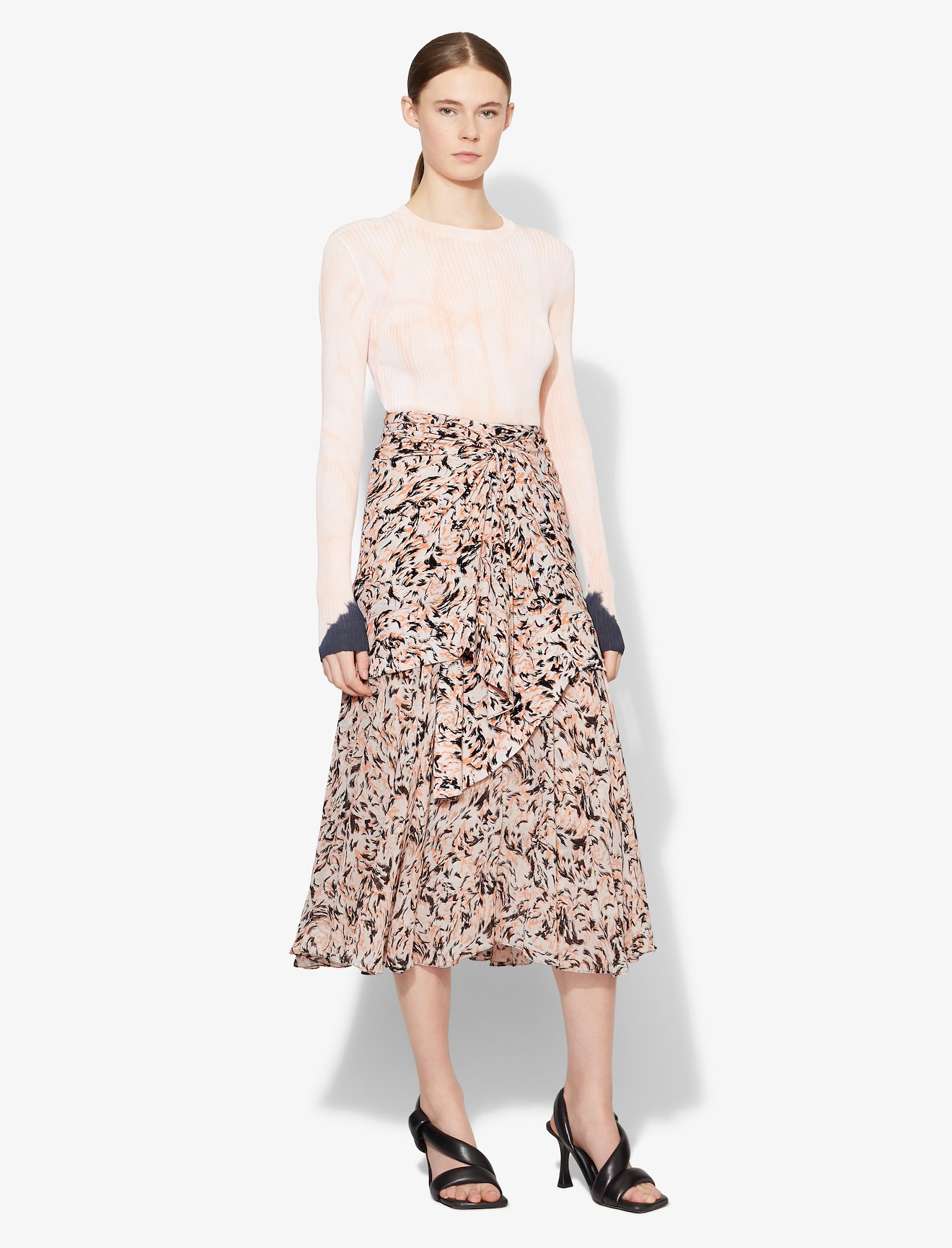 Download Proenza Schouler Abstract Animal Print Layered Skirt Official Site