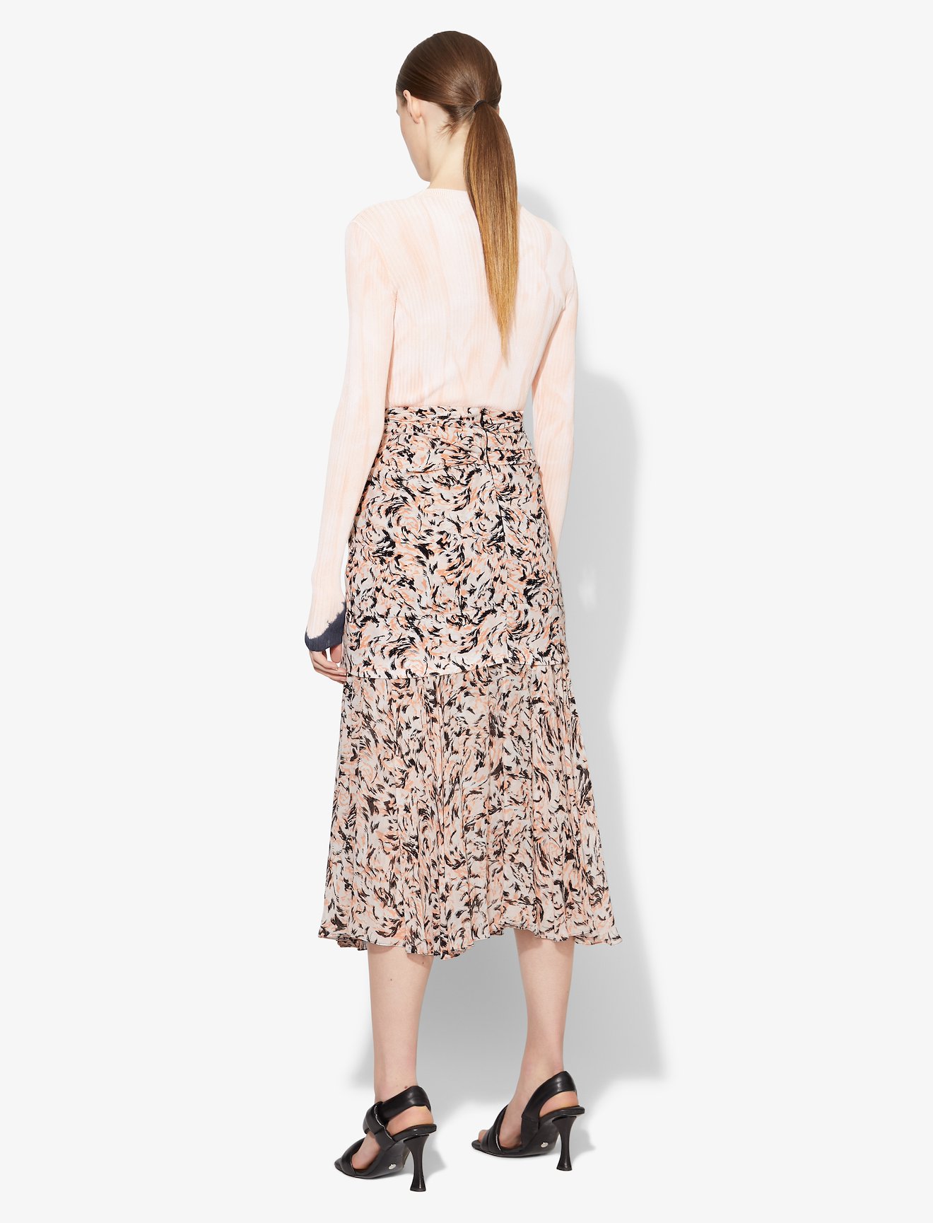 Download Proenza Schouler Abstract Animal Print Layered Skirt Official Site