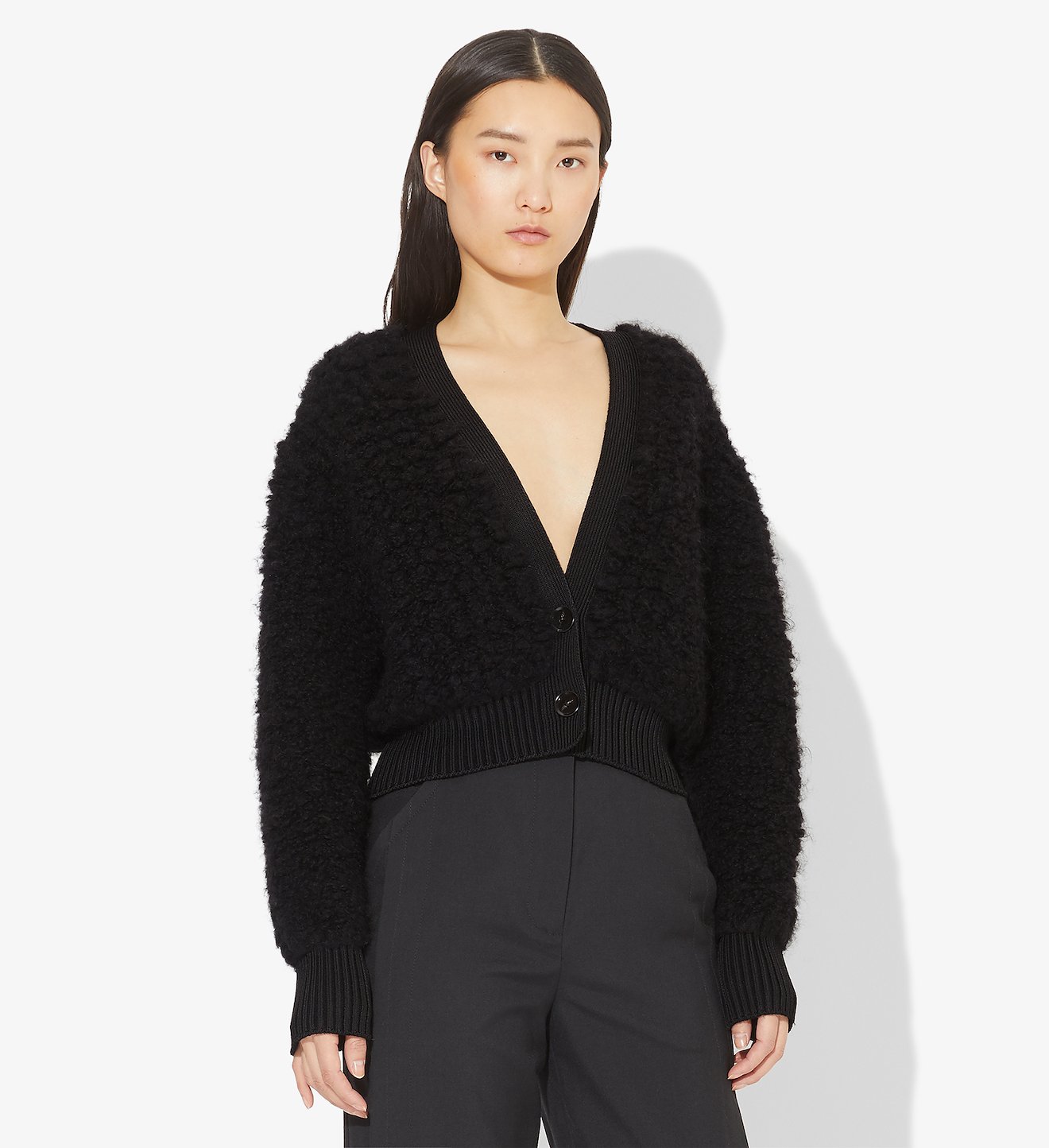 Alpaca Cropped Cardigan
