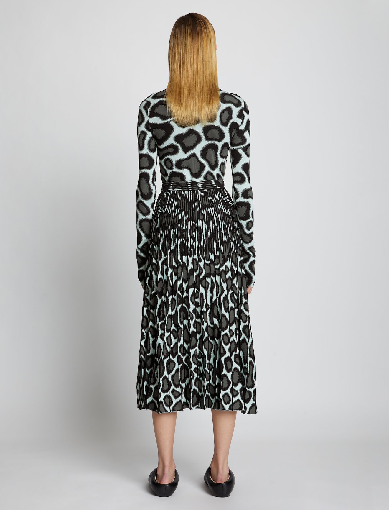 Animal Jacquard Knit Top #2