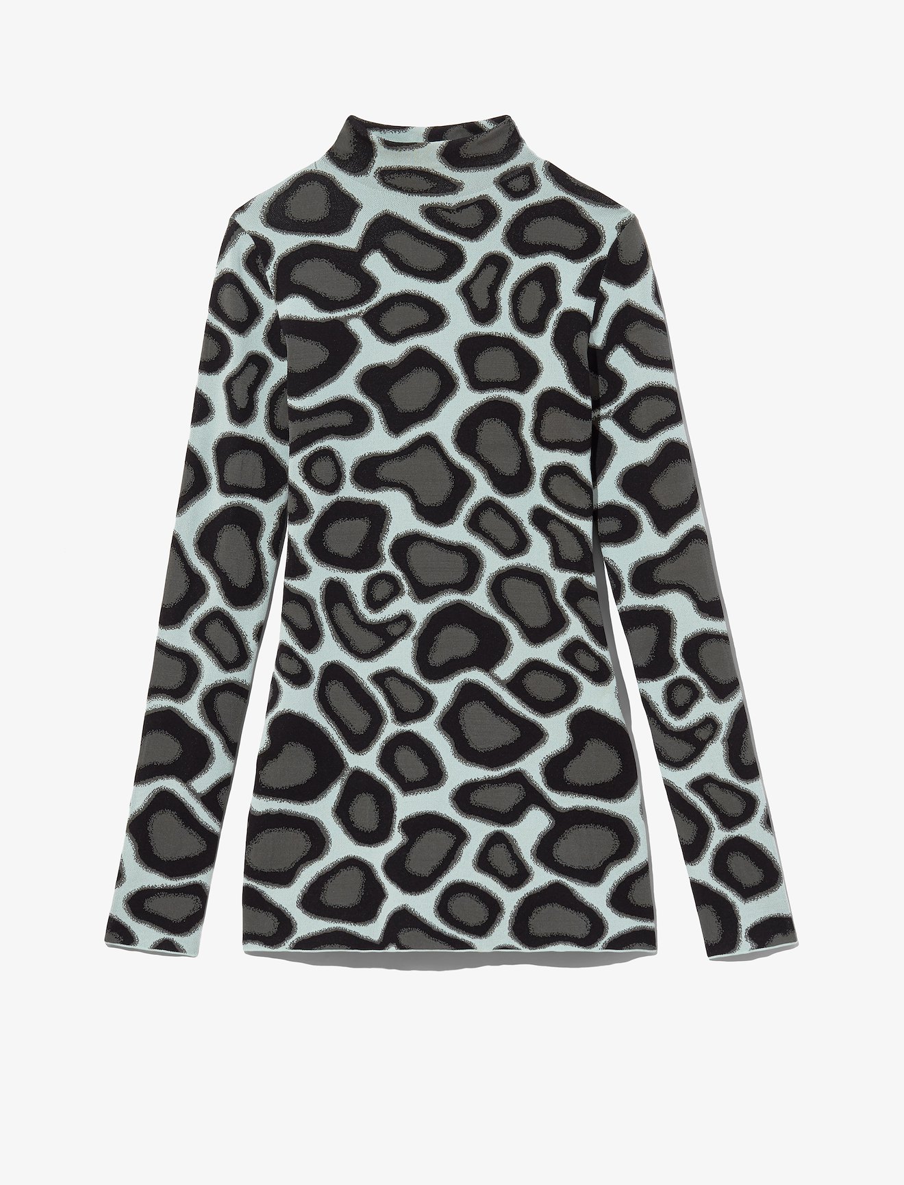 Animal Jacquard Knit Top #4