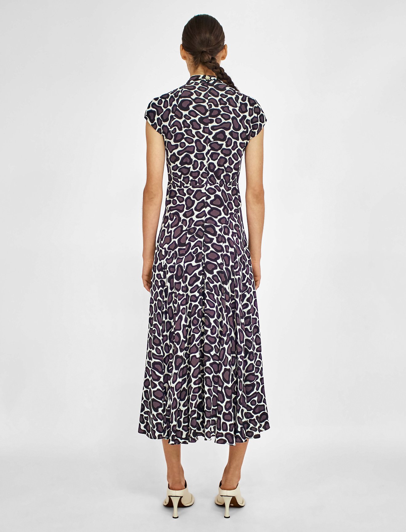 Animal Print Mockneck Dress #2