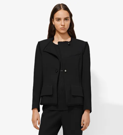 Asymmetrical Front Blazer