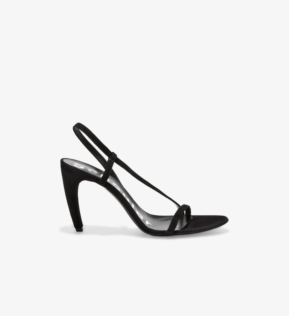 Asymmetrical Heeled Sandal