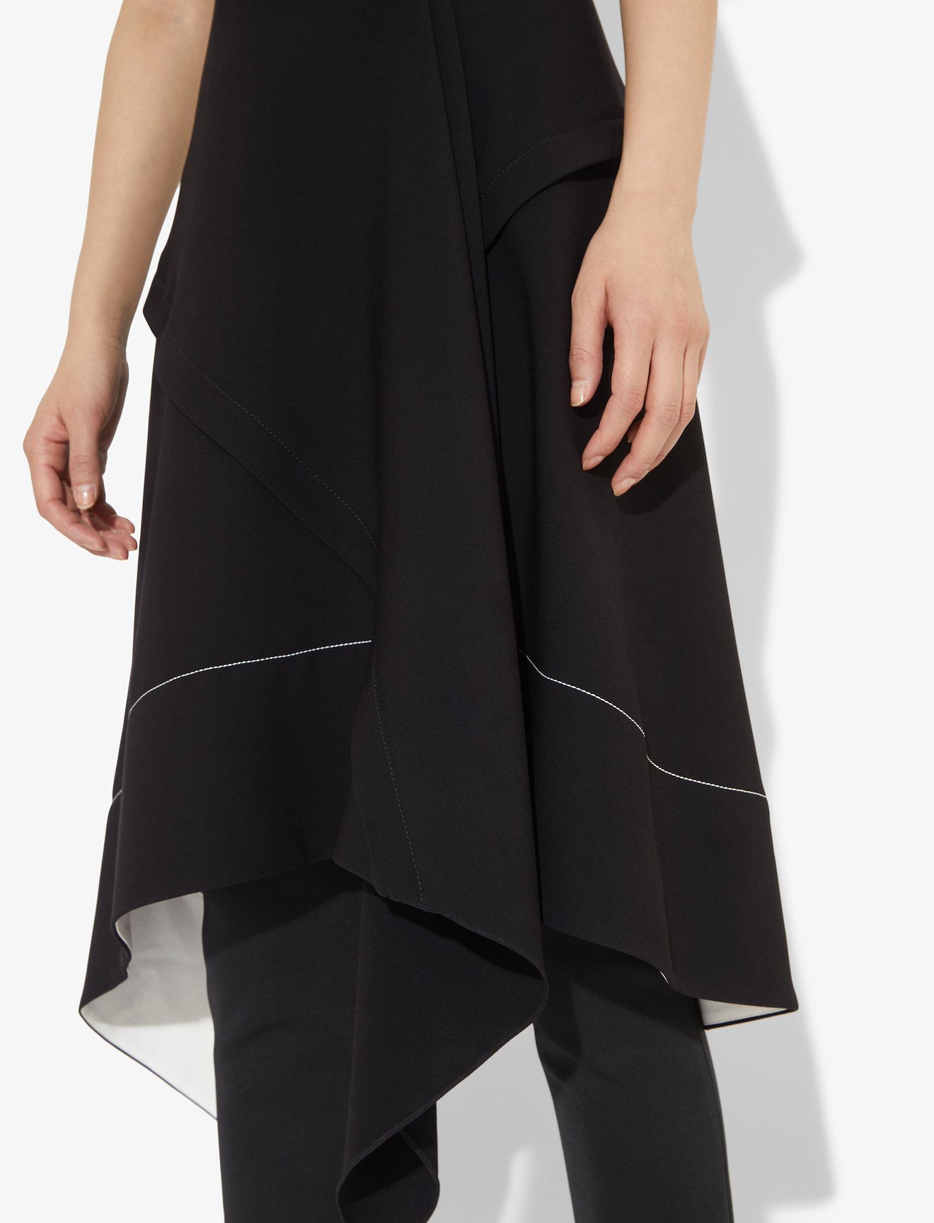 Asymmetrical Short Sleeve Dress #3