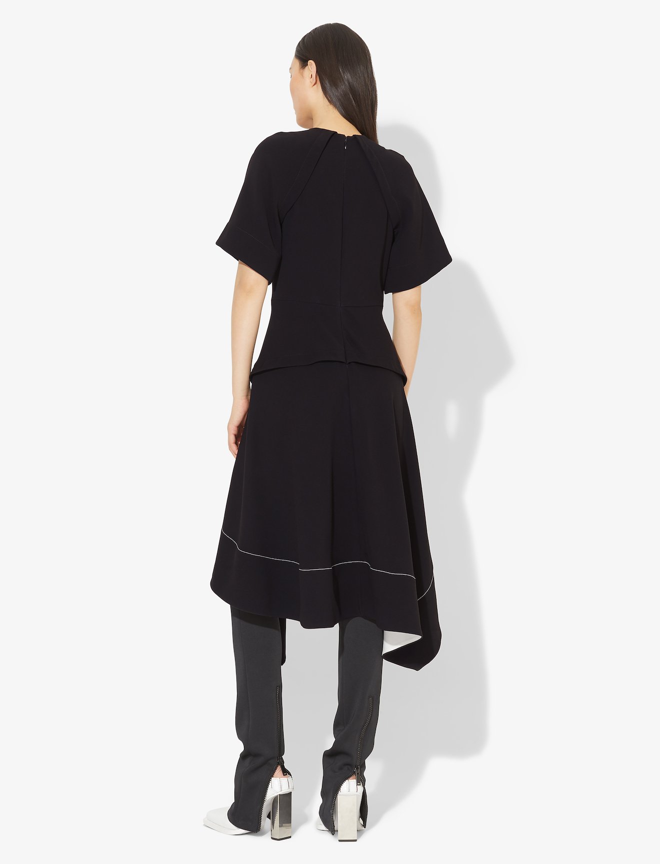 Asymmetrical Short Sleeve Dress #2