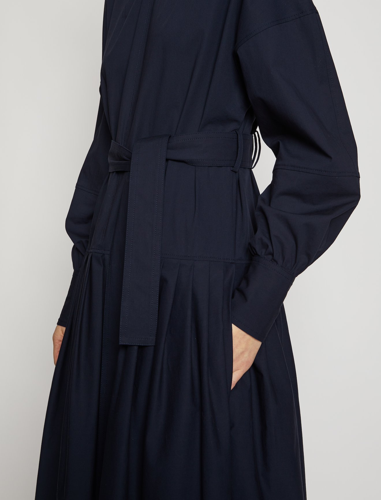 Belted Cotton Dress #3