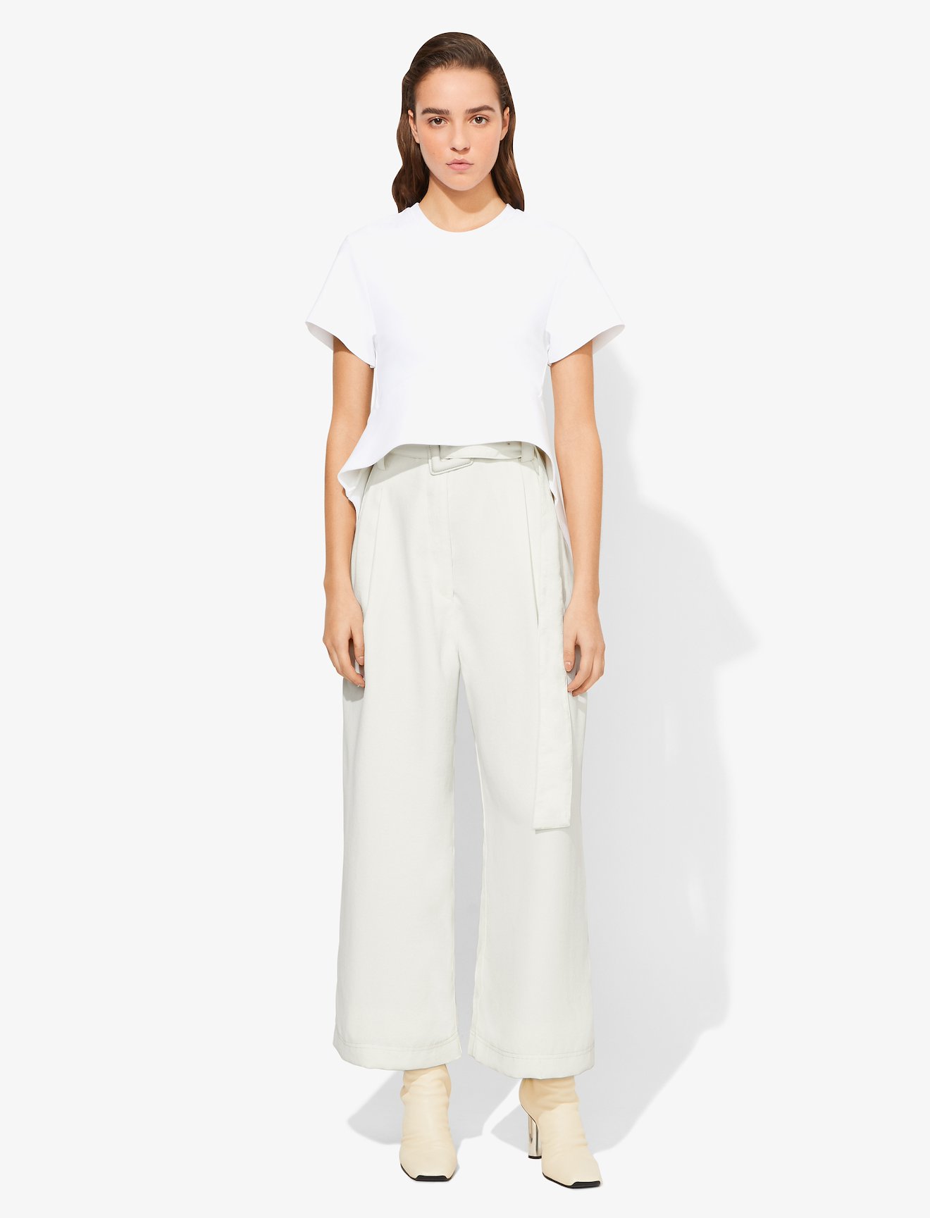 Belted Crêpe Pants #2