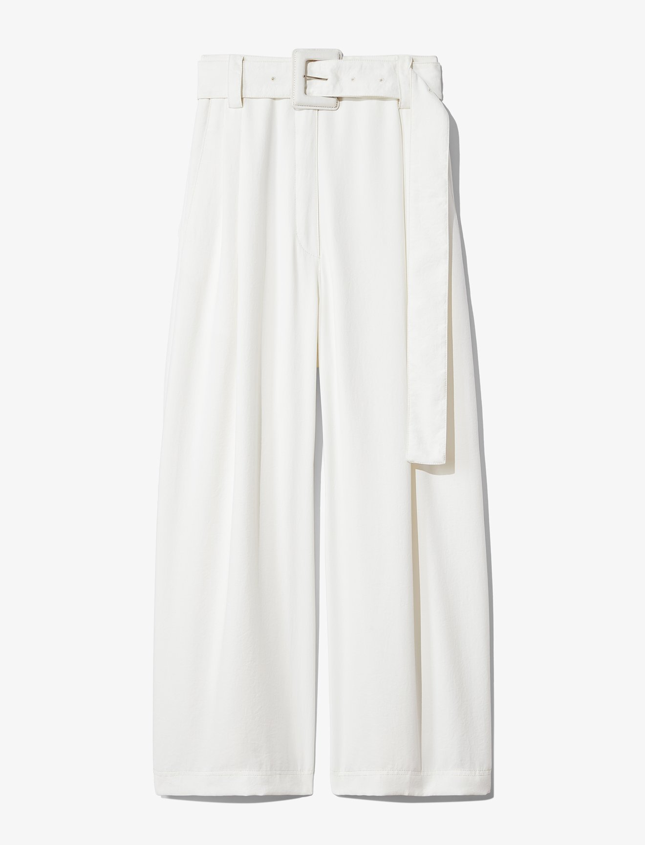 Belted Crêpe Pants #5
