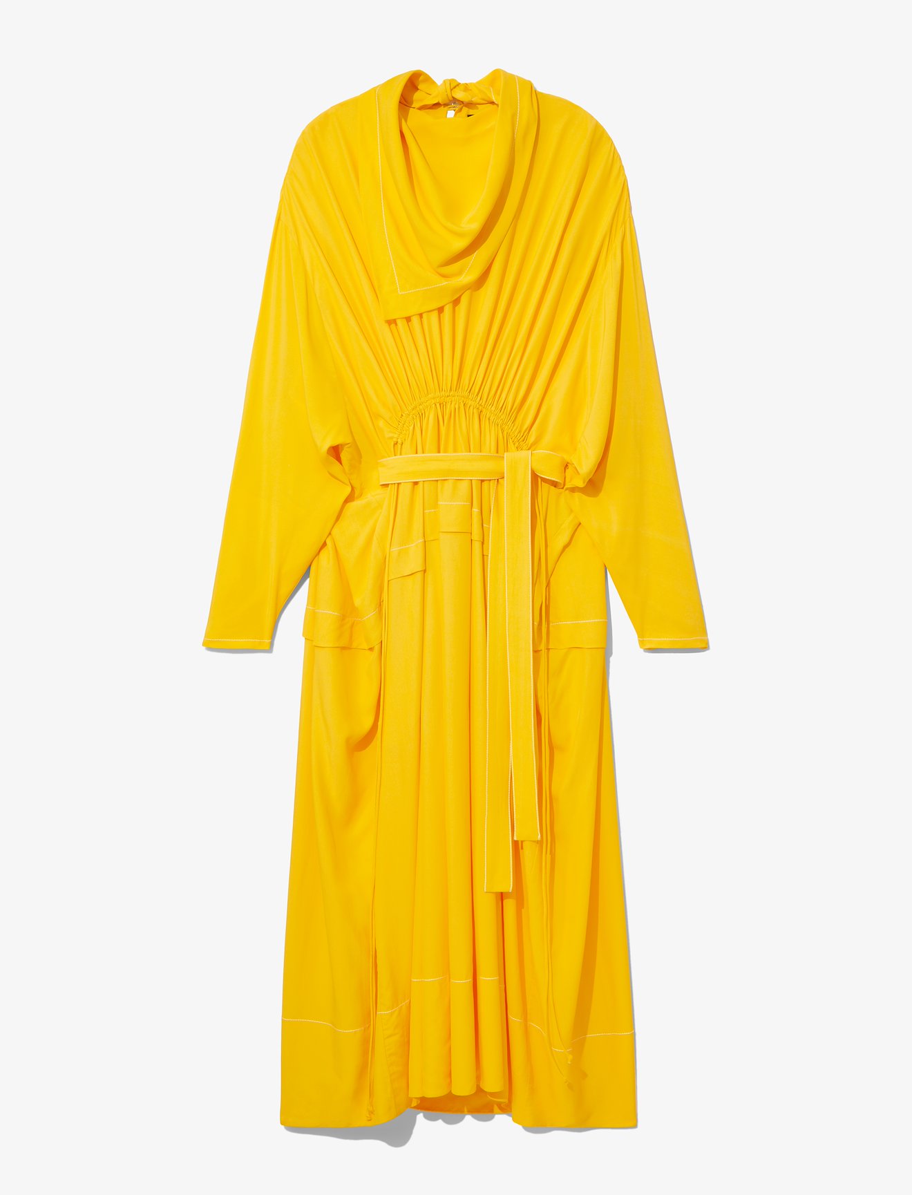 Belted Handkerchief Dress #4