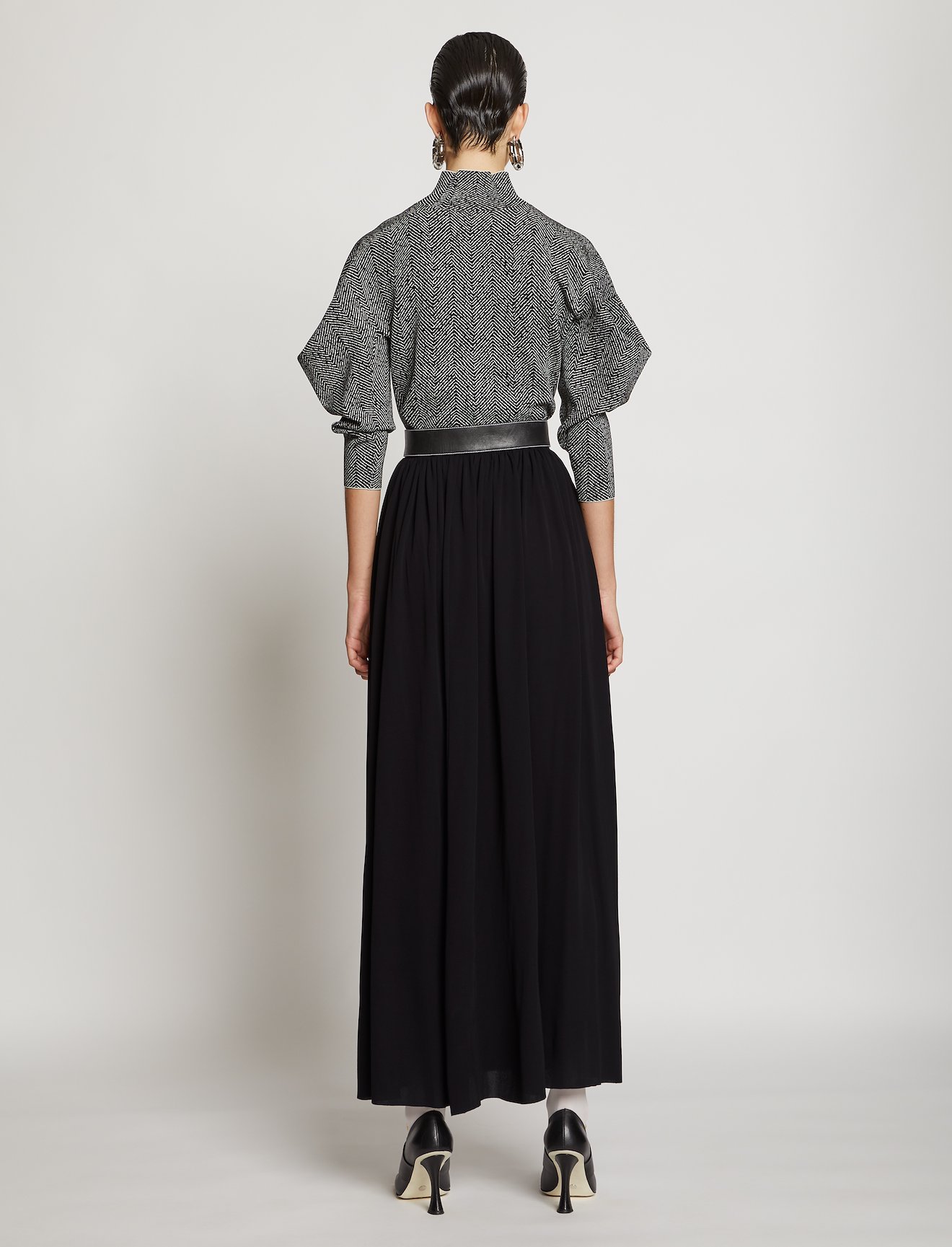 Belted Jersey Skirt #2