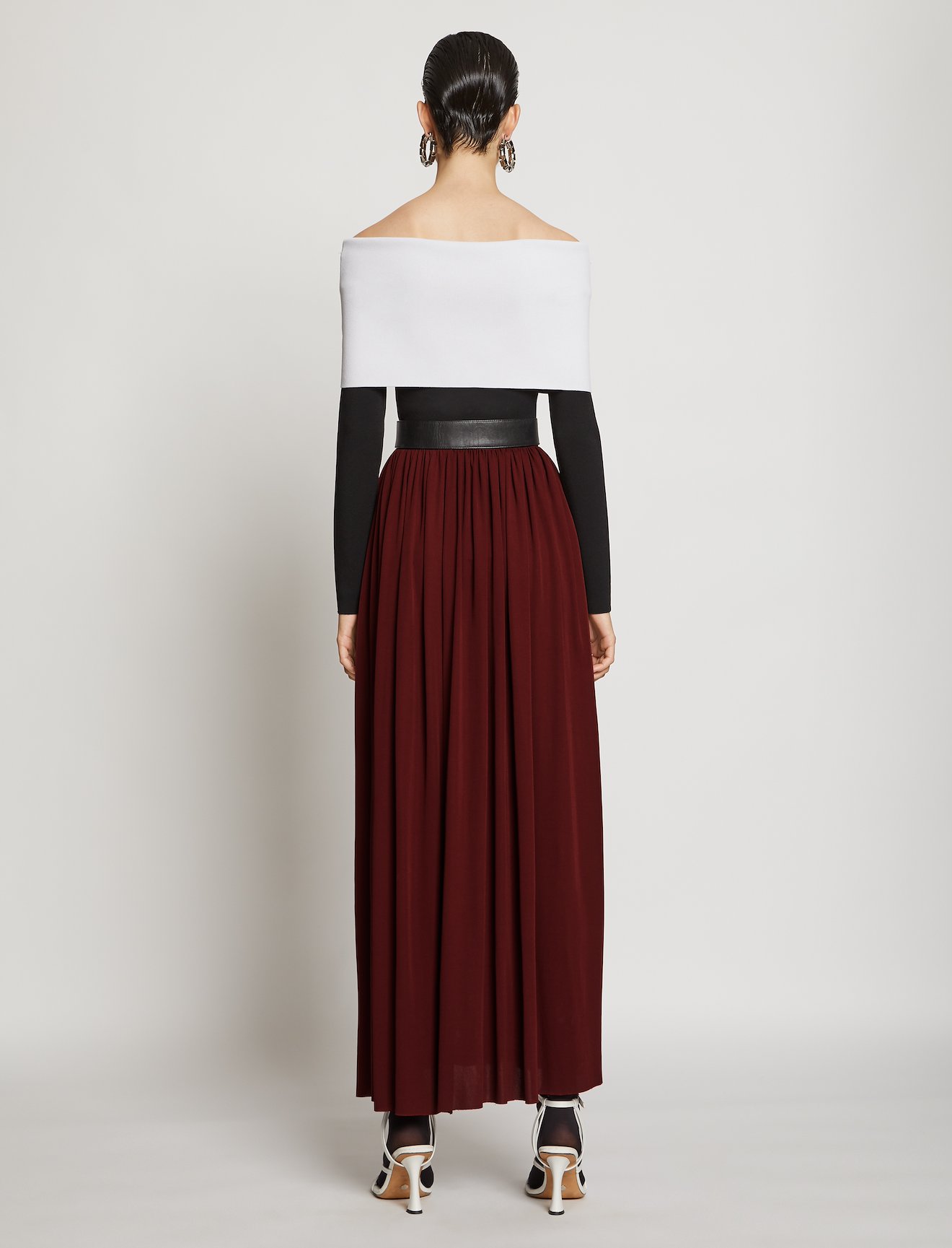Belted Jersey Skirt #2