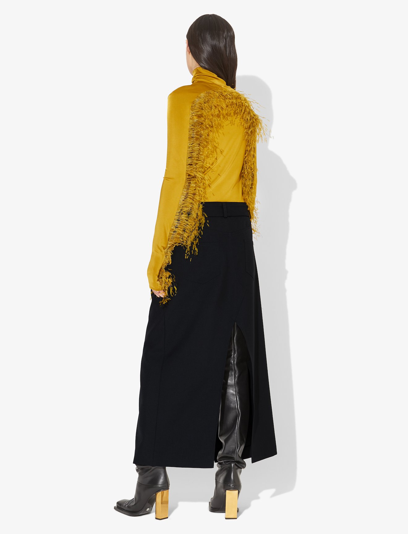 Belted Split Skirt #2