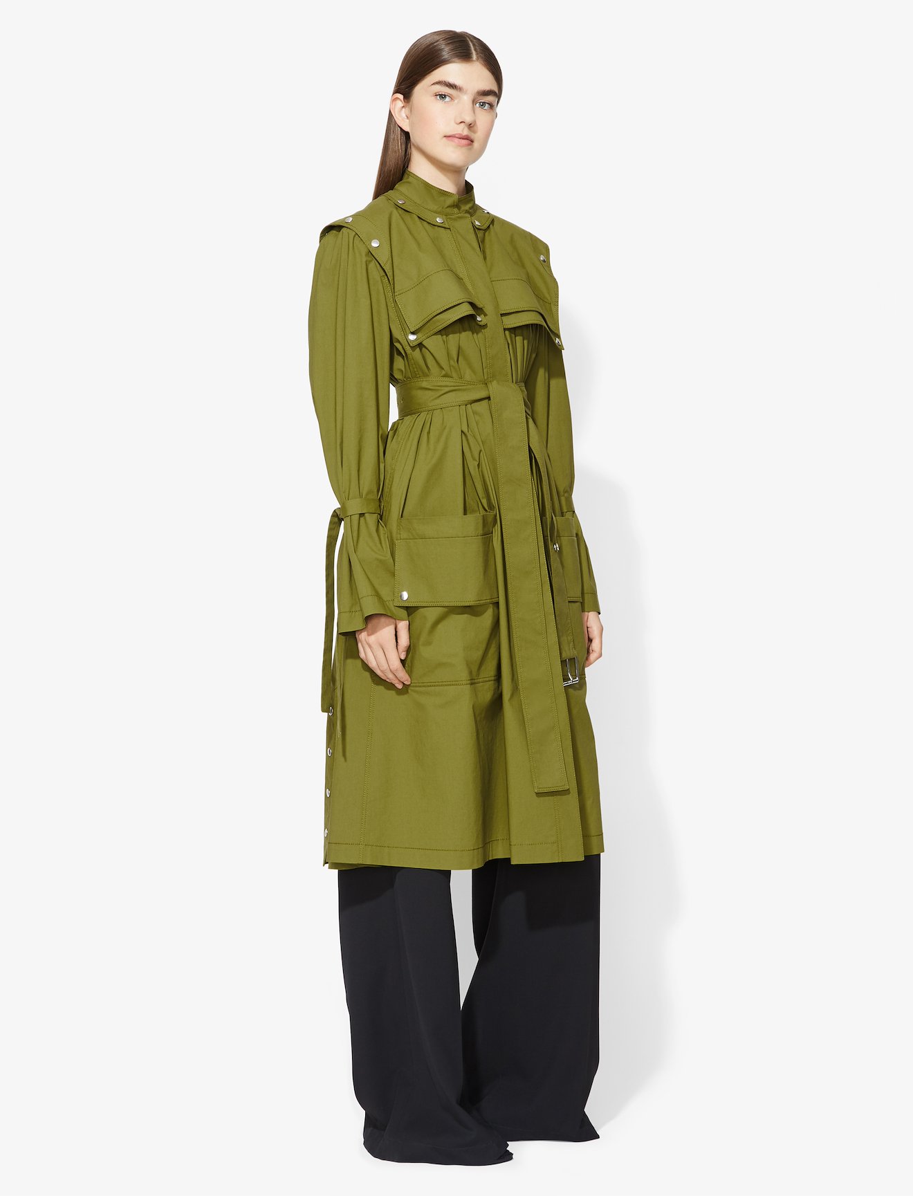 Belted Trench Coat #1