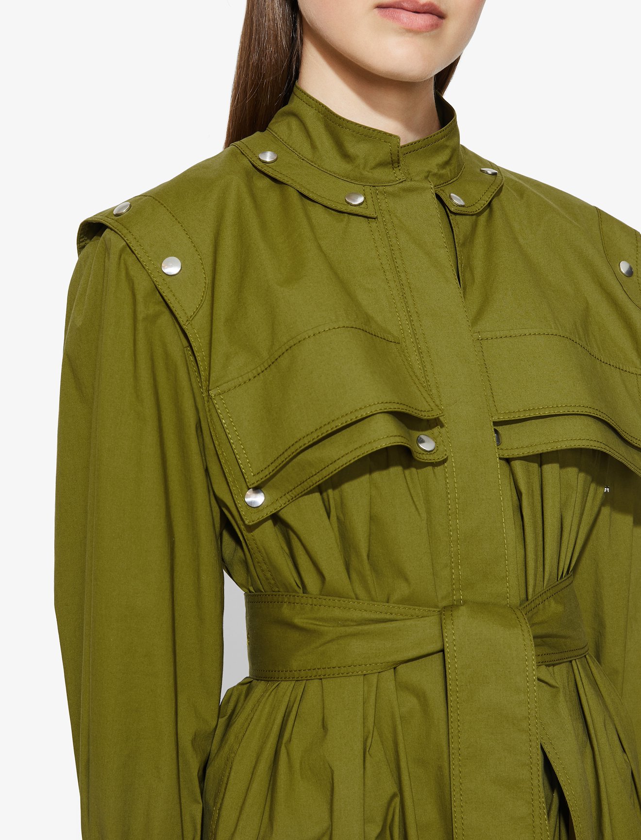 Belted Trench Coat #3