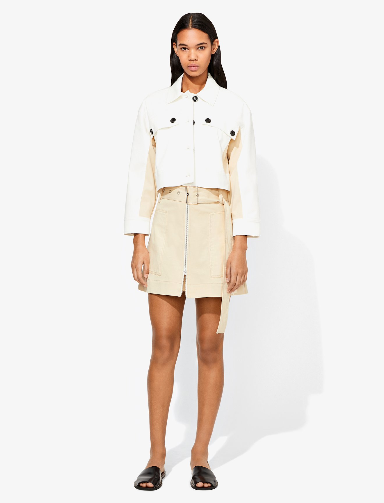 Belted Zip Skirt #2
