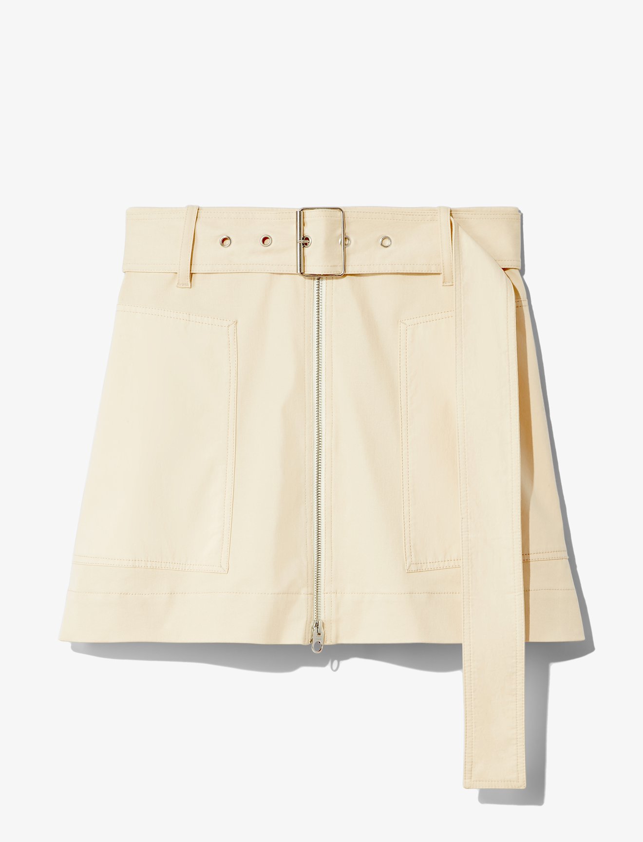 Belted Zip Skirt #5