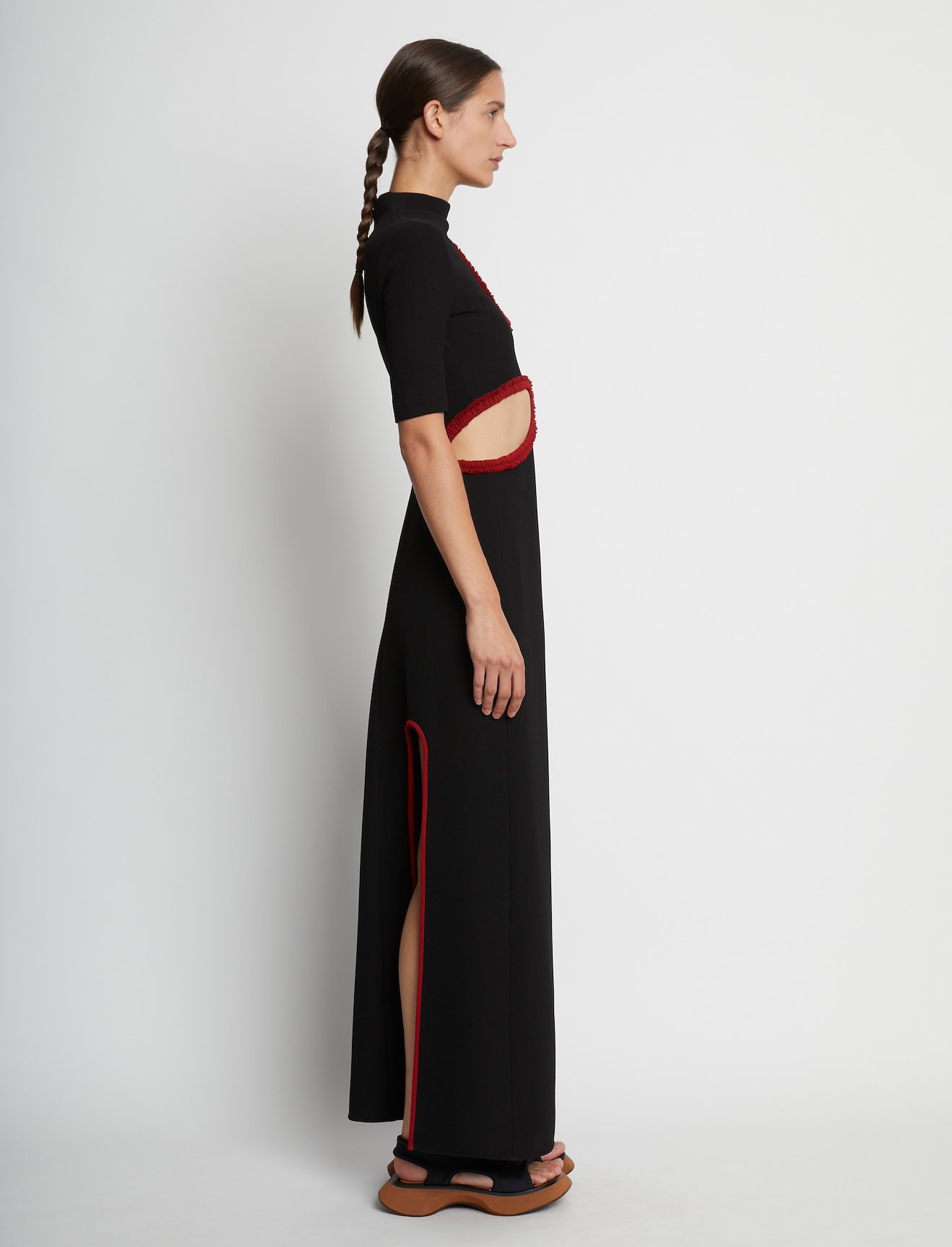 Bi-Stretch Crepe Cut Out Dress #1