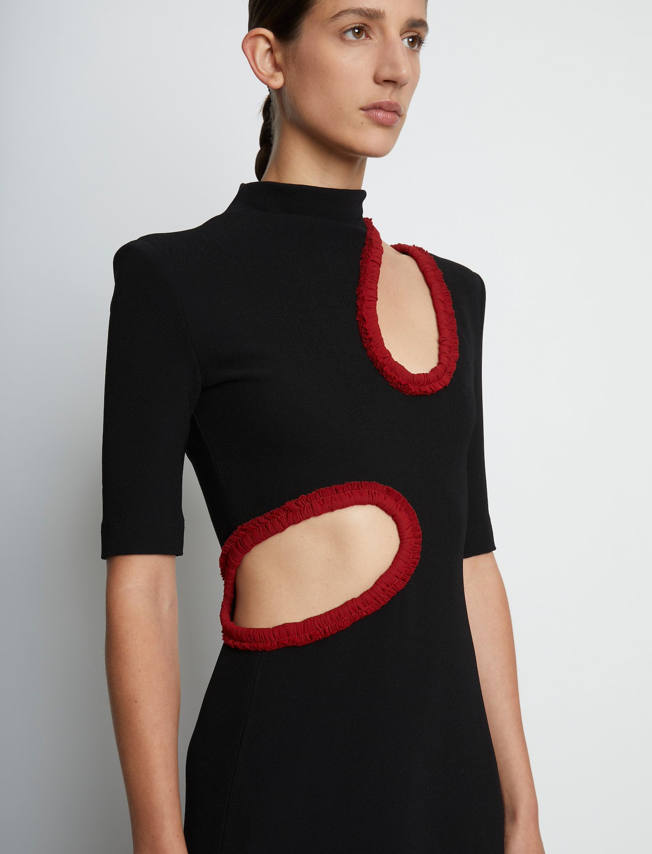 Bi-Stretch Crepe Cut Out Dress #3