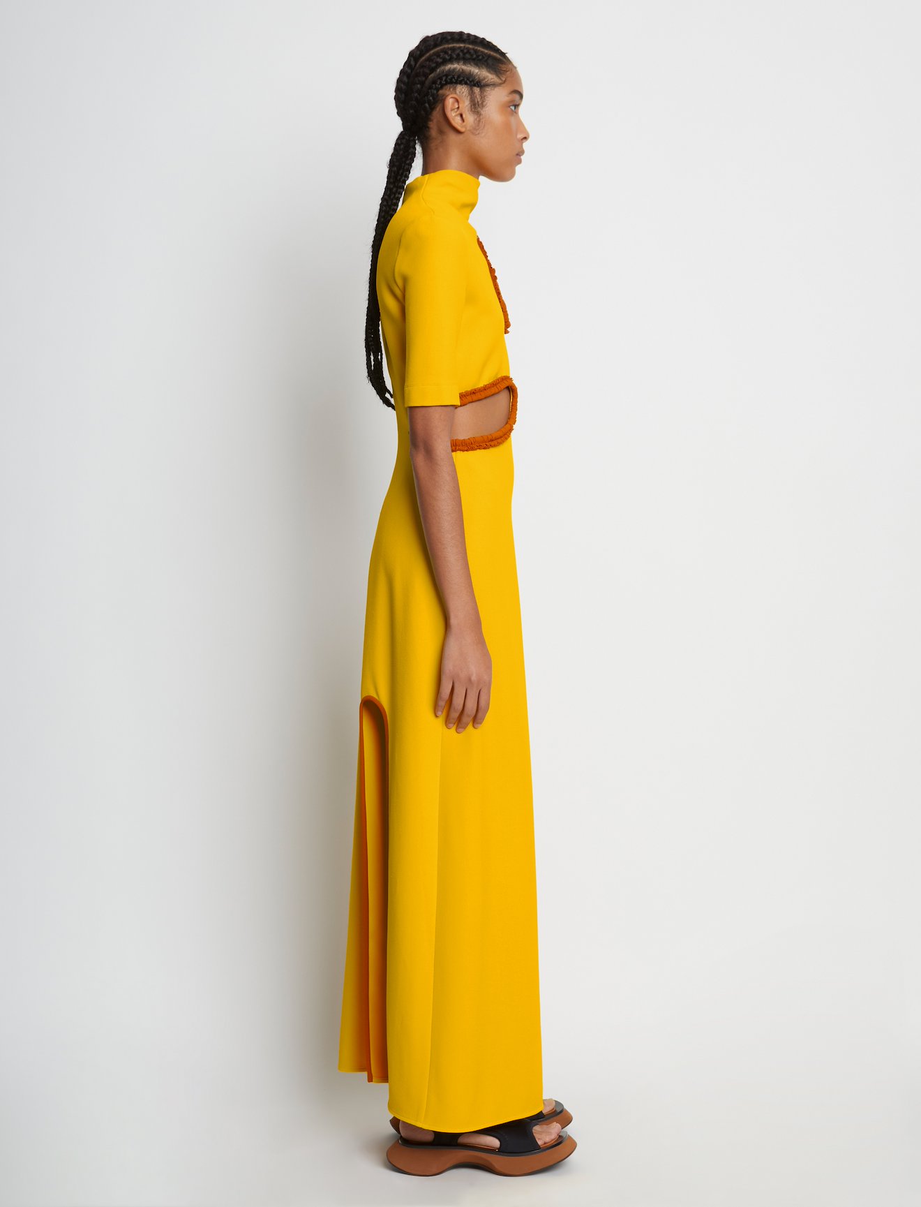 Bi-Stretch Crepe Cut Out Dress #1
