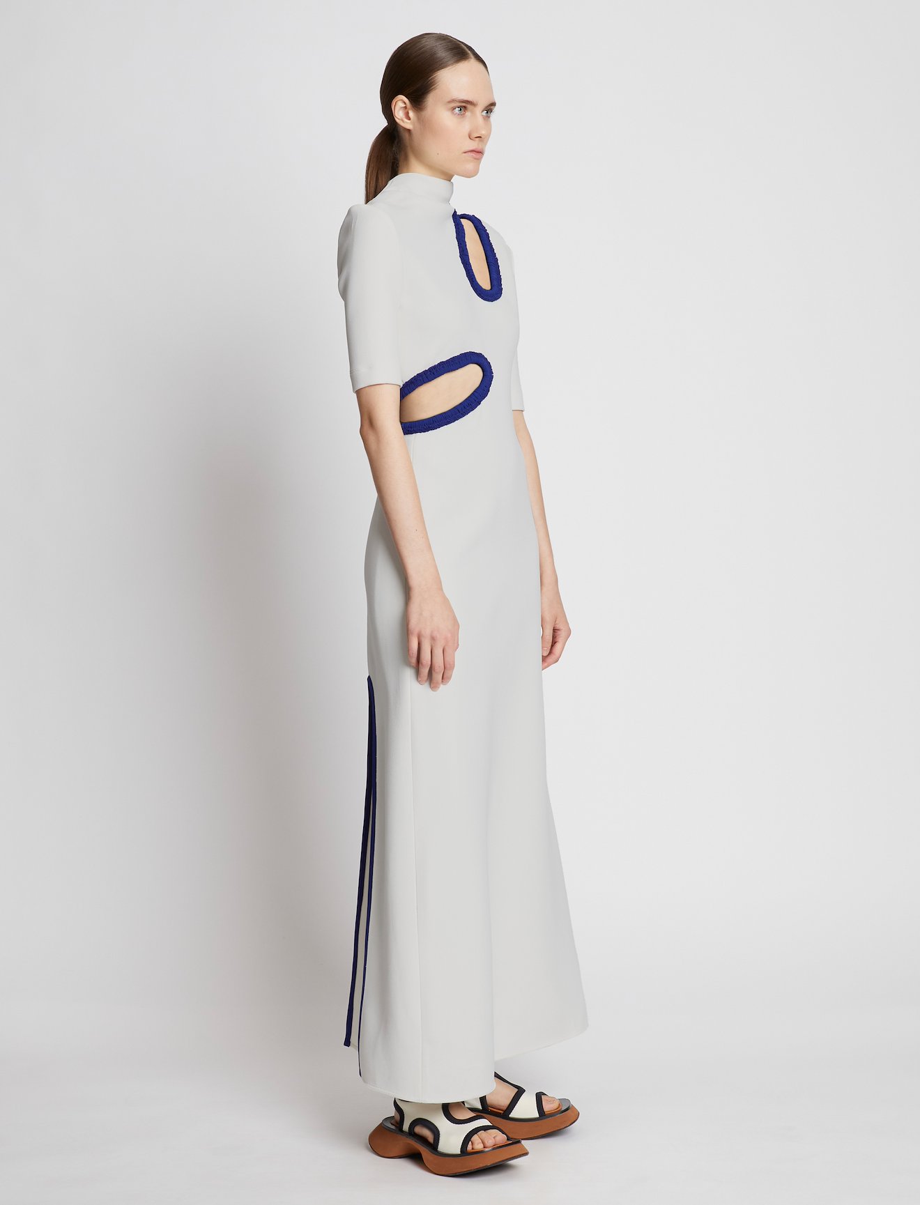 Bi-Stretch Crepe Cut Out Dress #1