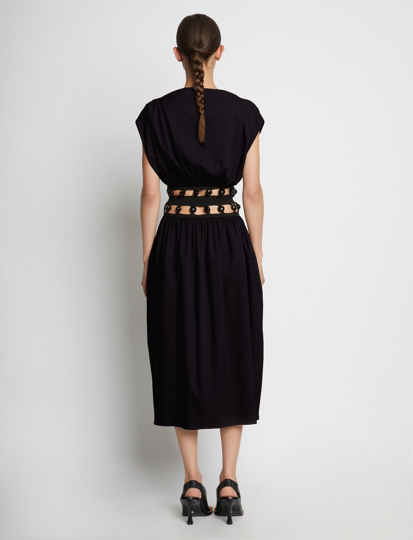 Bi-Stretch Crepe Waisted Dress #2
