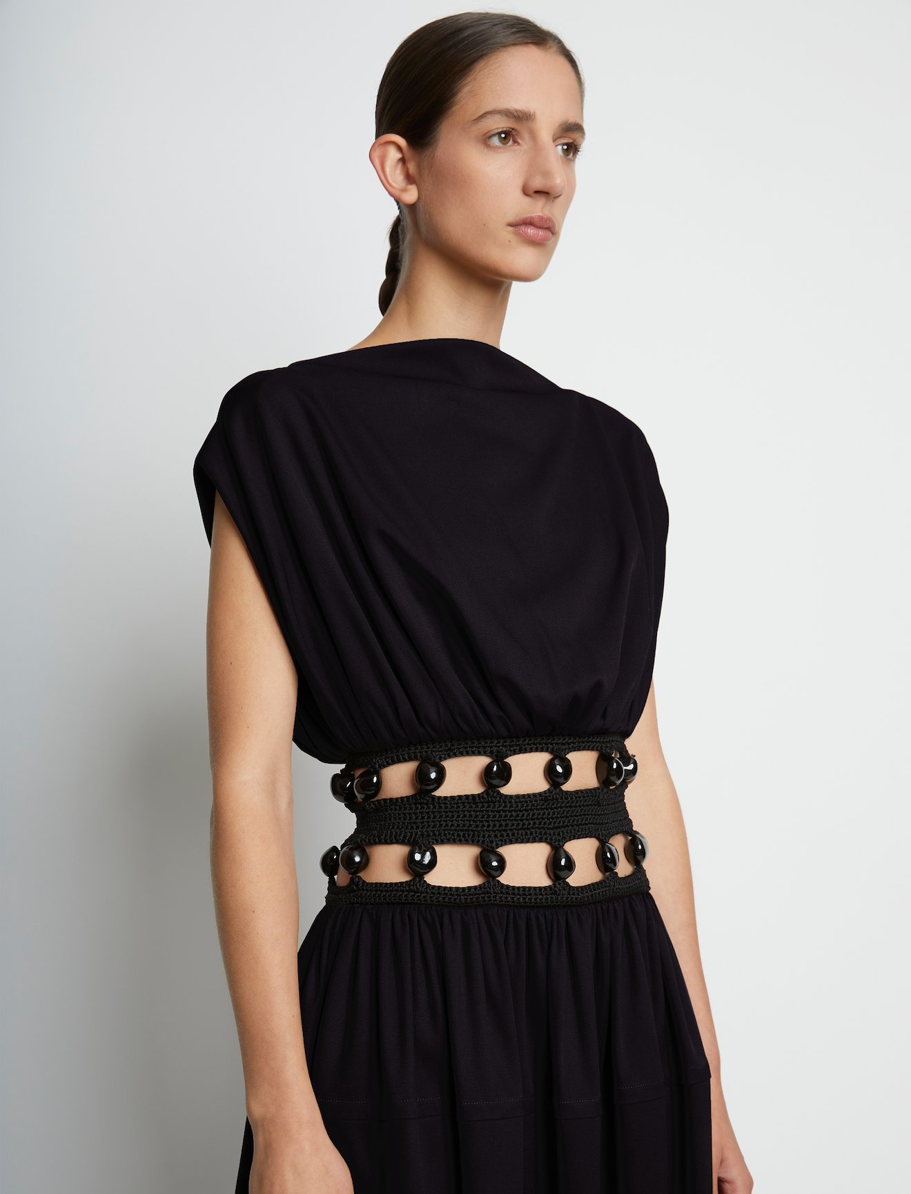 Bi-Stretch Crepe Waisted Dress #3