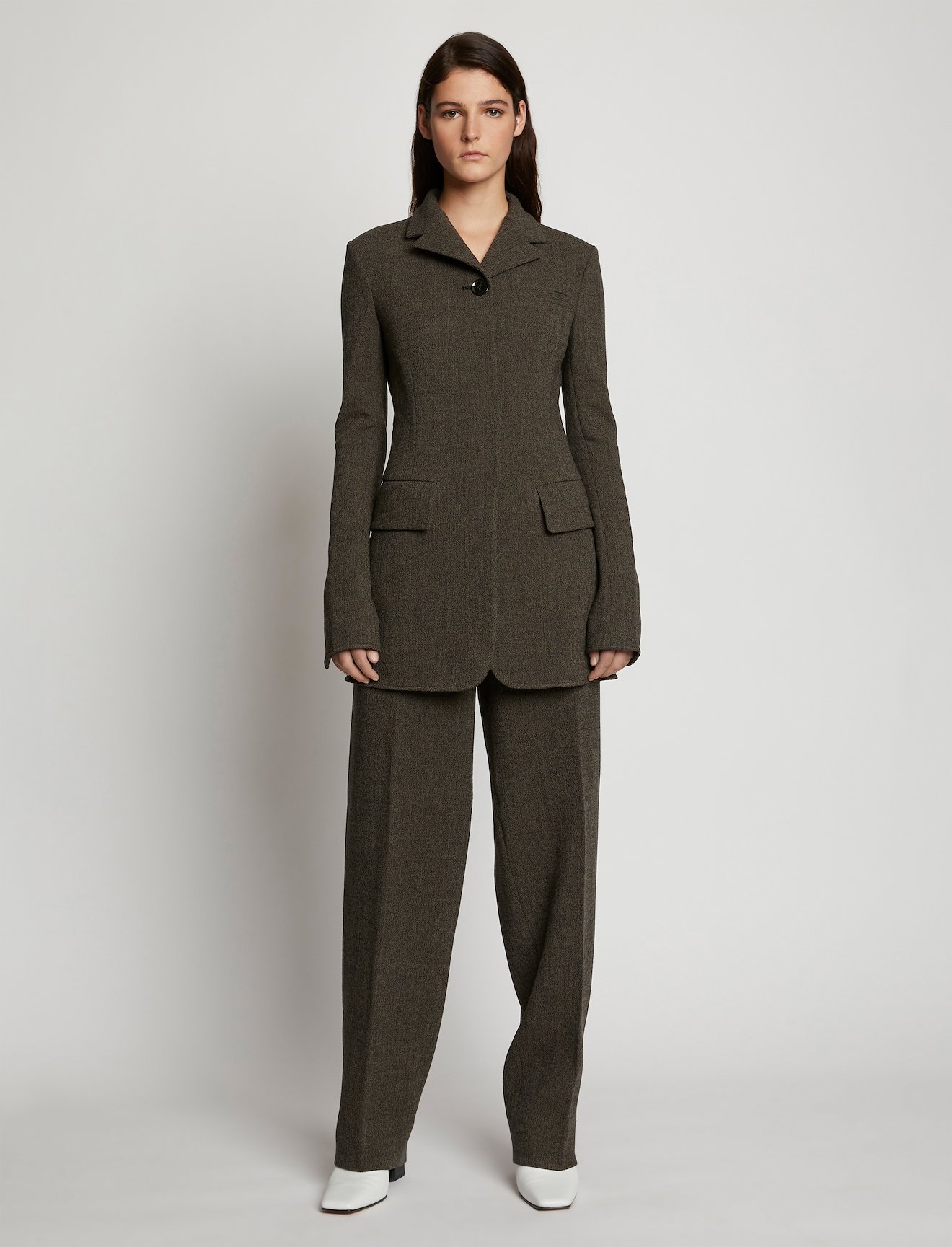 Bi-Stretch Melange Blazer #1