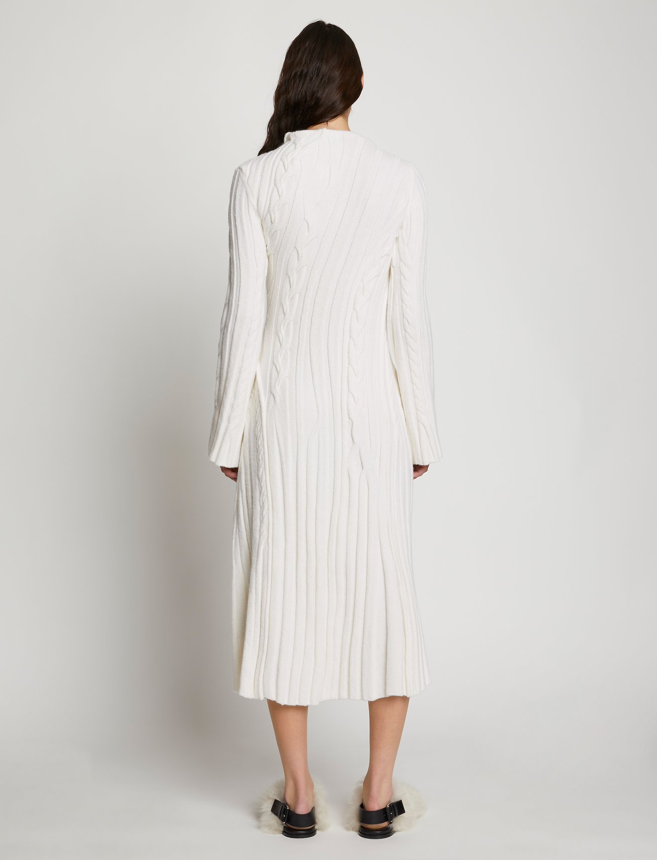 Bias Cable Knit Dress #2
