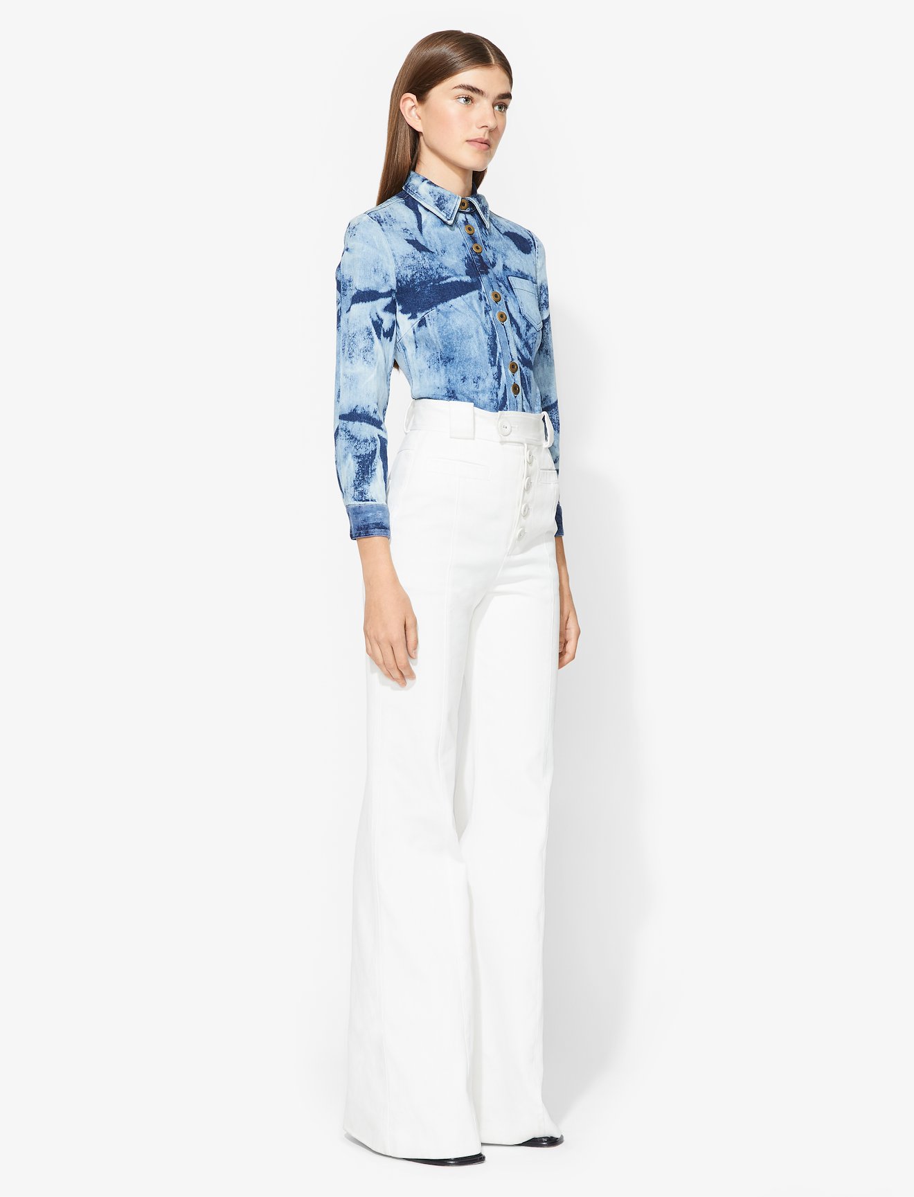 Bleached Denim Shirt #2