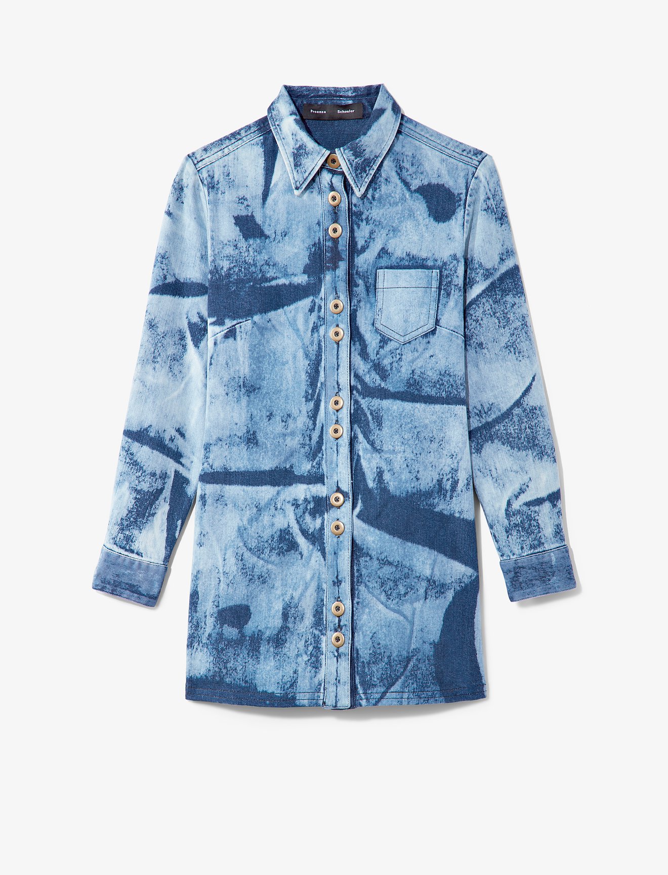 Bleached Denim Shirt #5