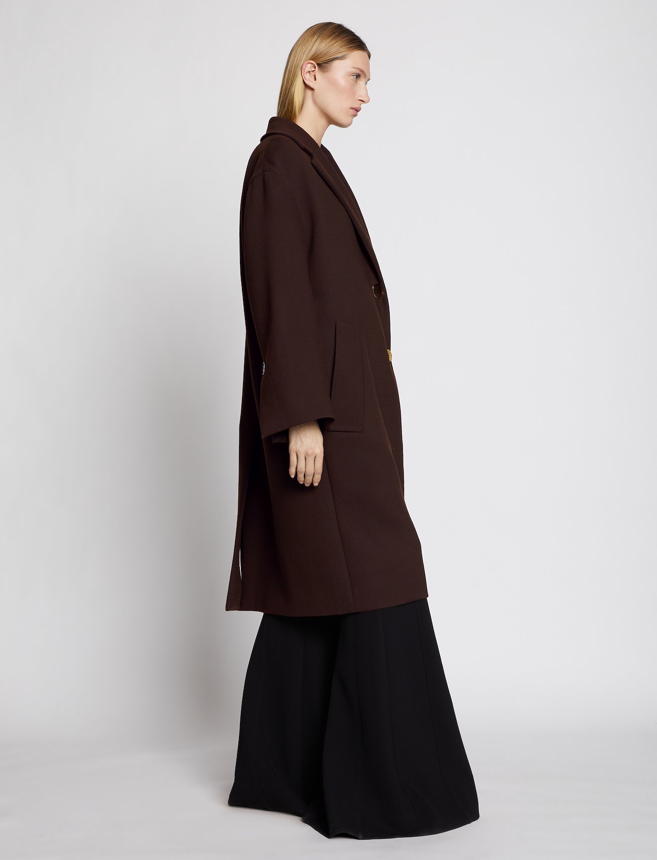Blended Wool Oversized Coat #1