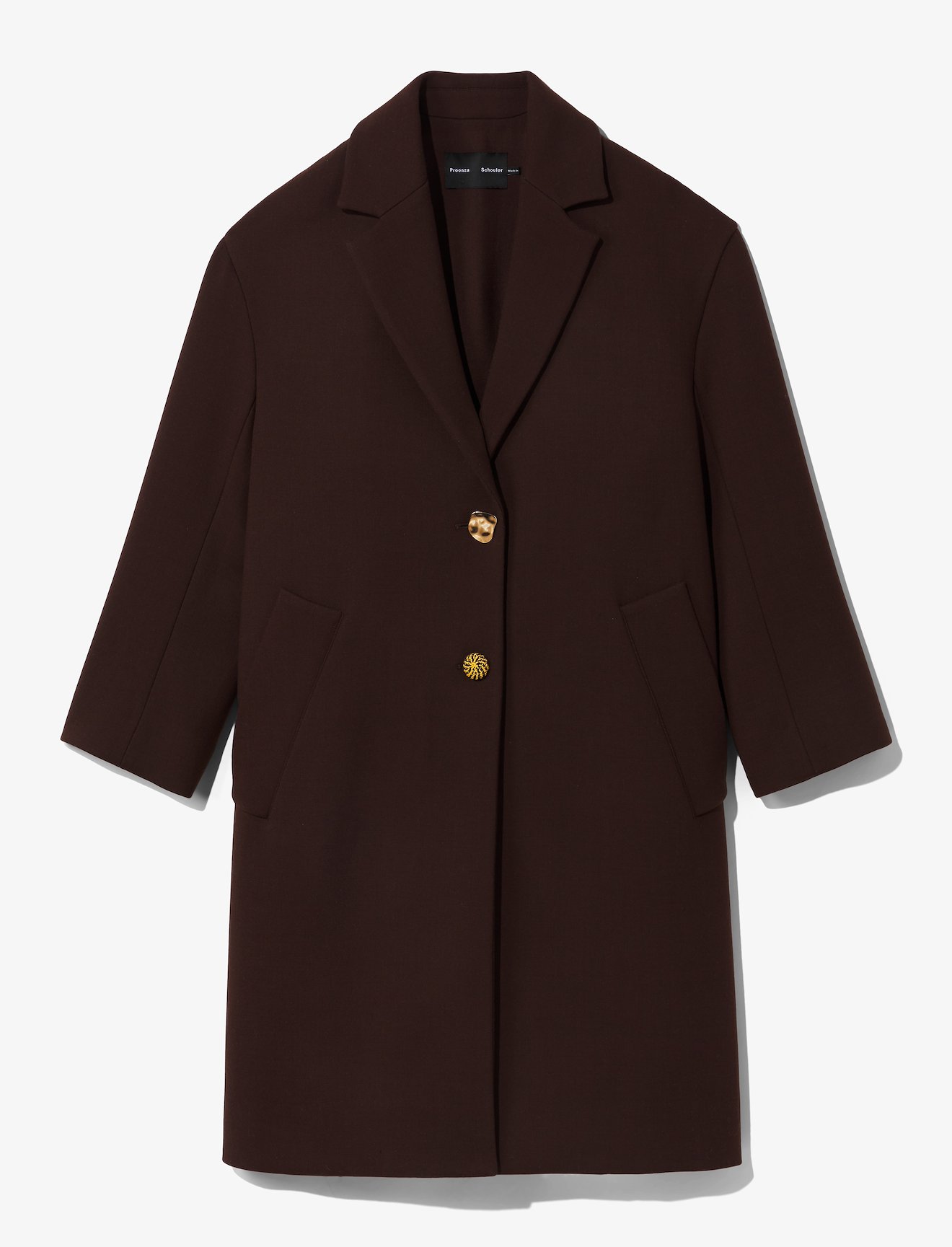 Blended Wool Oversized Coat #4
