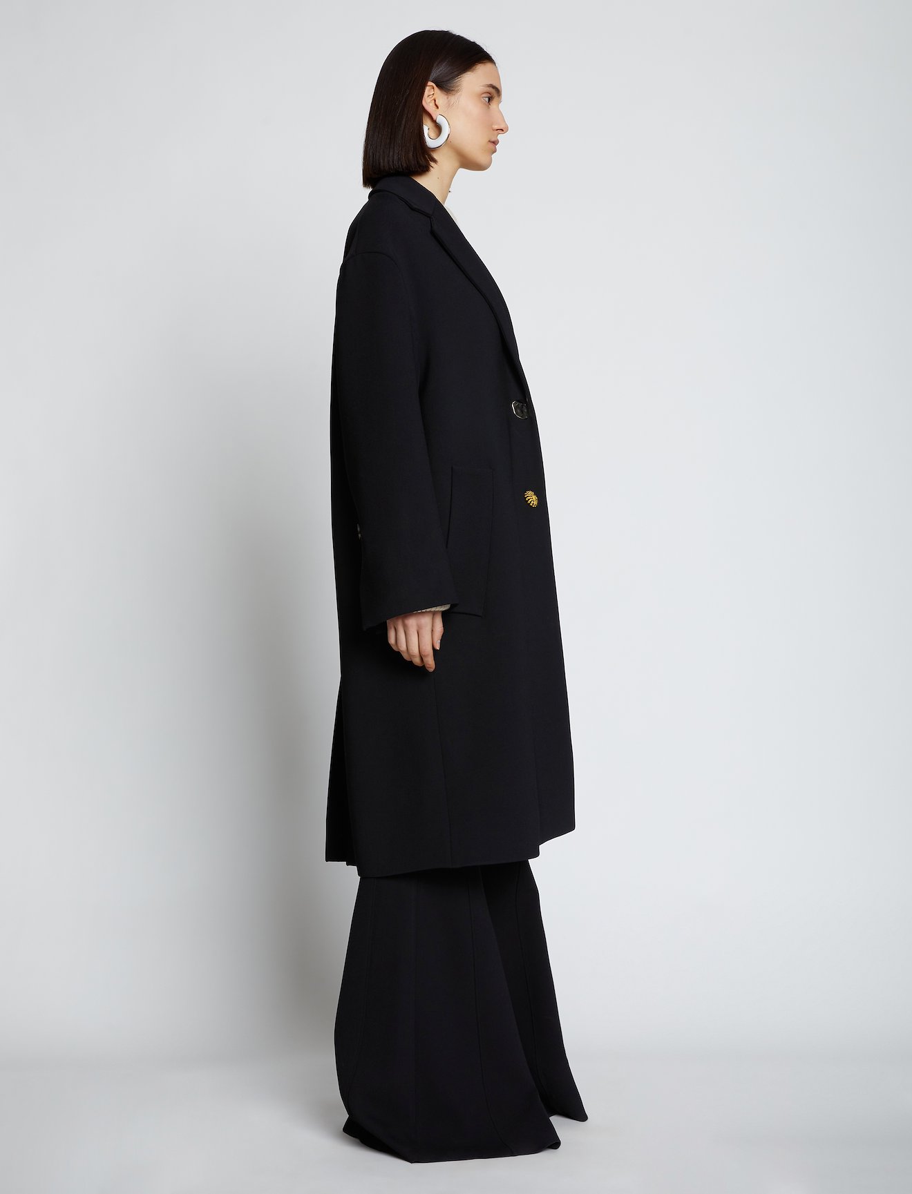 Blended Wool Oversized Coat #1