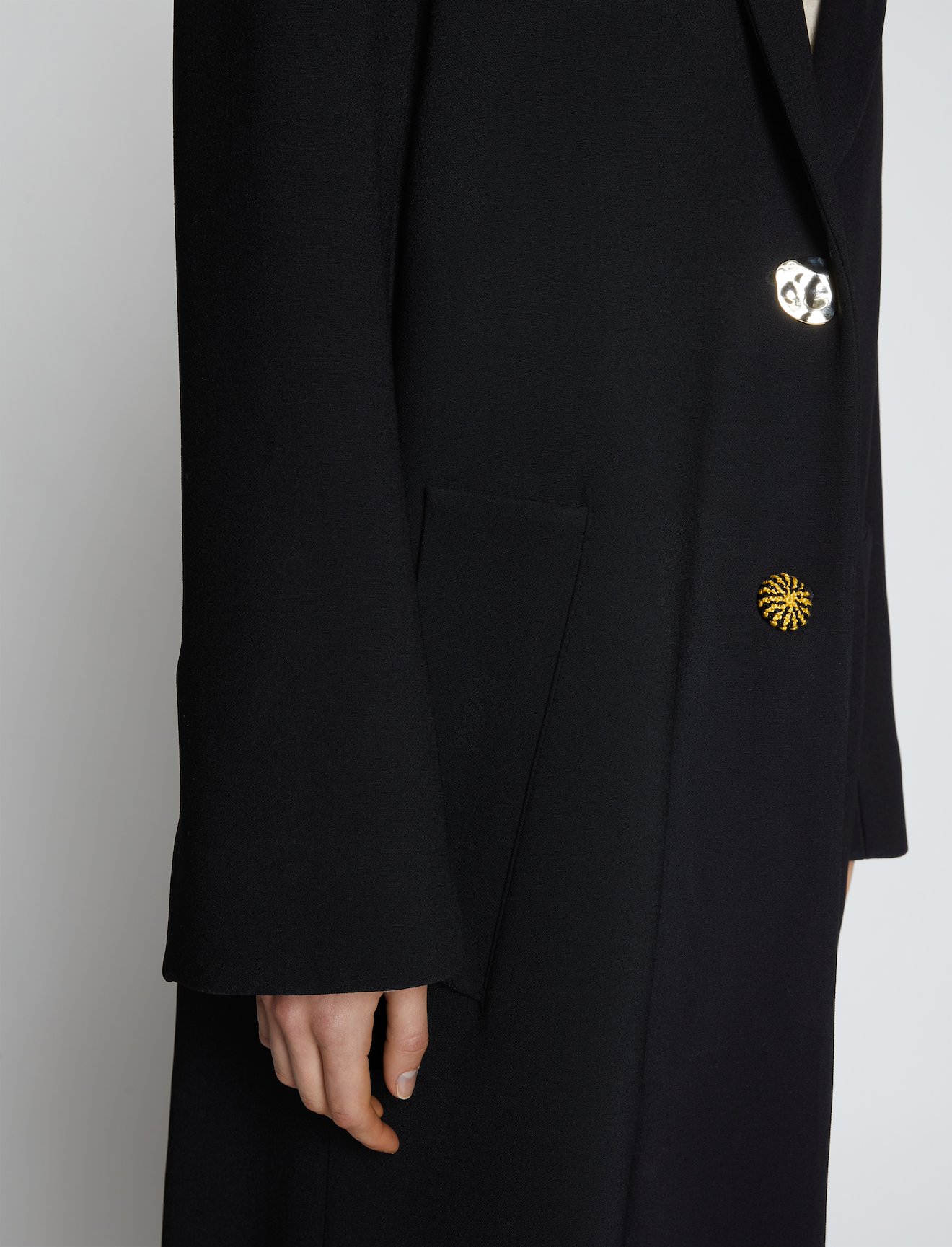 Blended Wool Oversized Coat #3