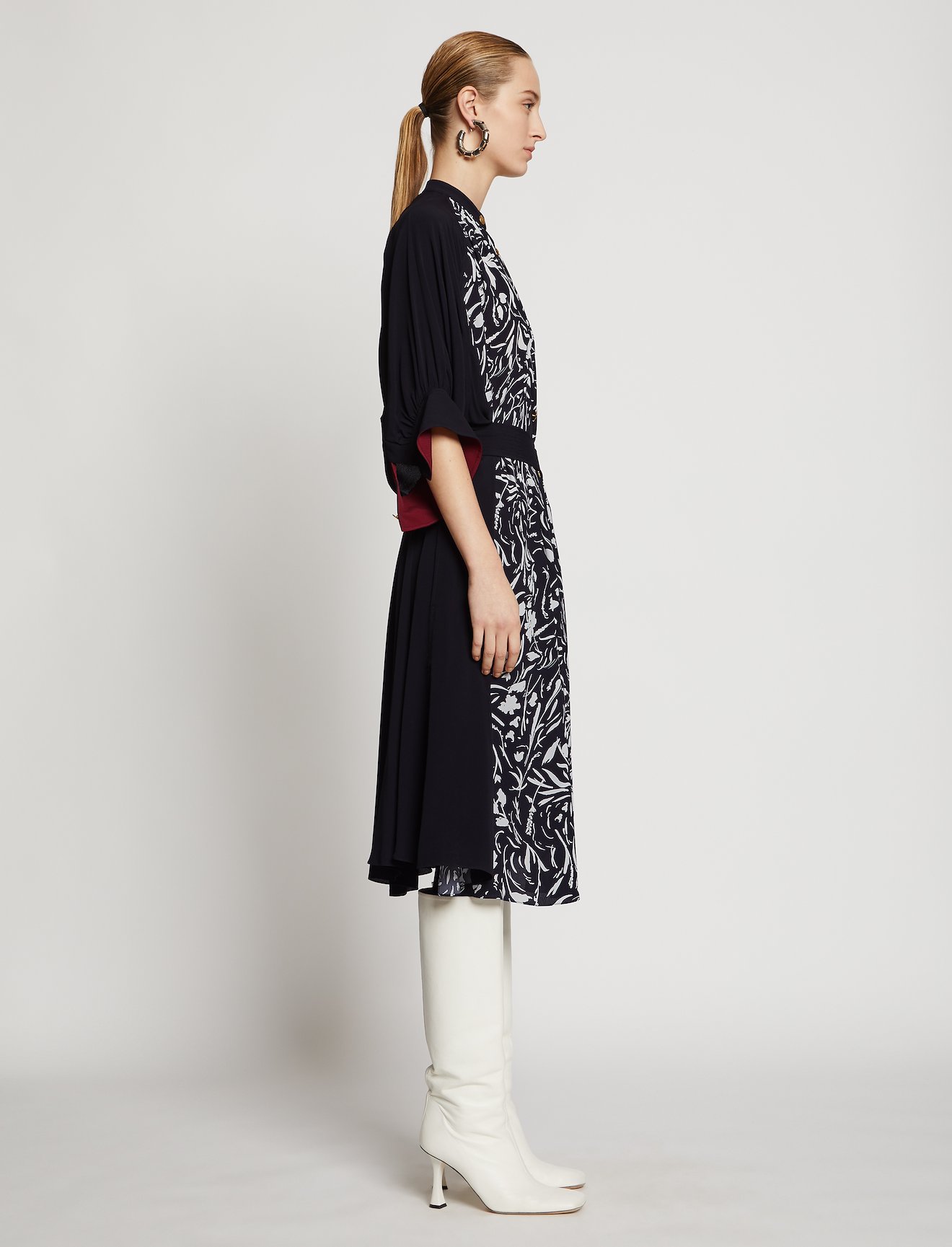 Blocked Floral Dress #1