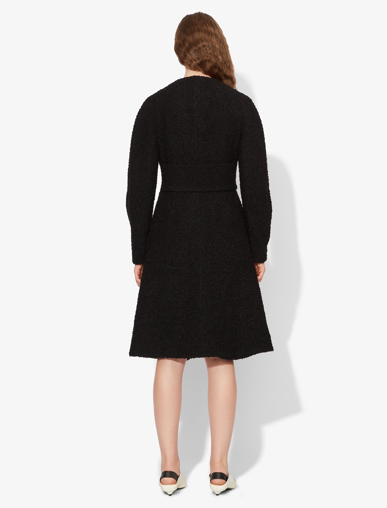 Bonded Boucle Tweed Coat #2