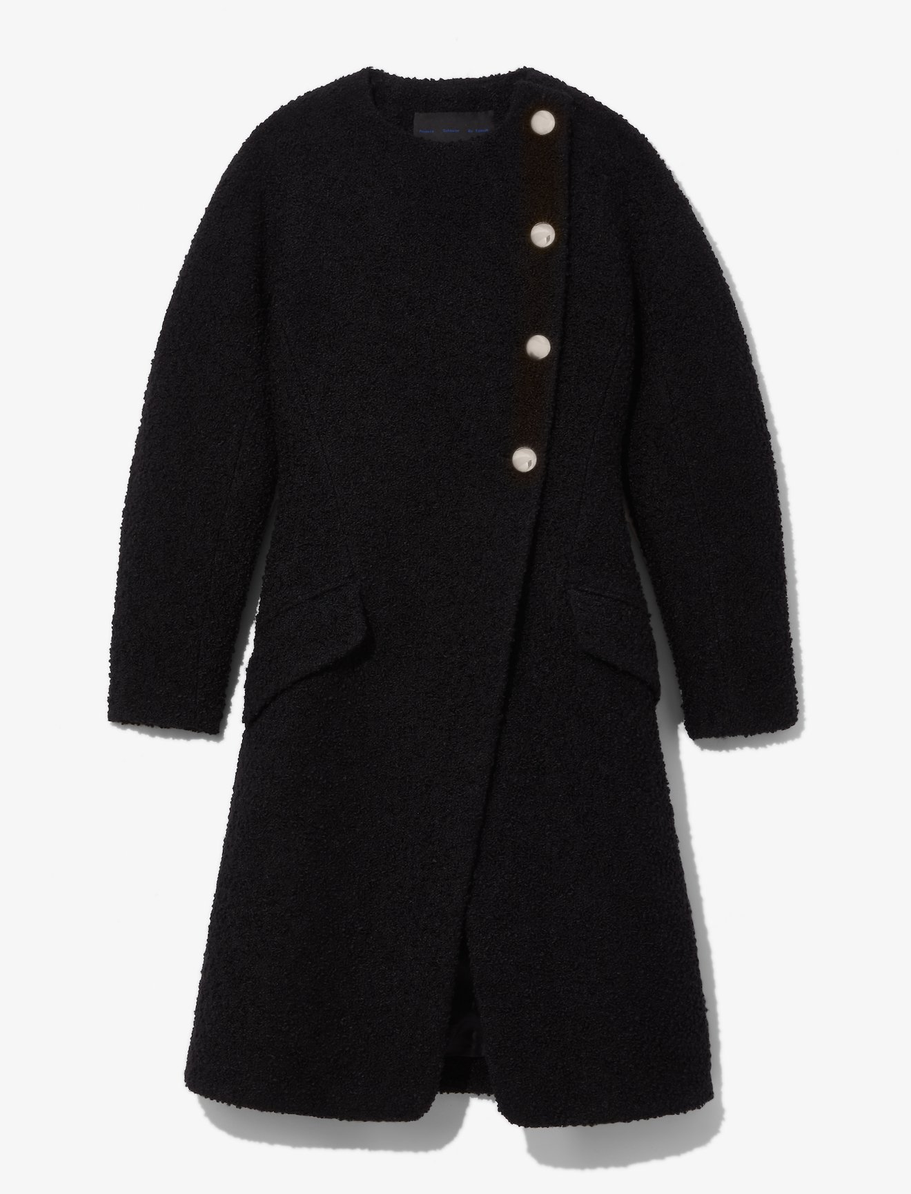 Bonded Boucle Tweed Coat #4
