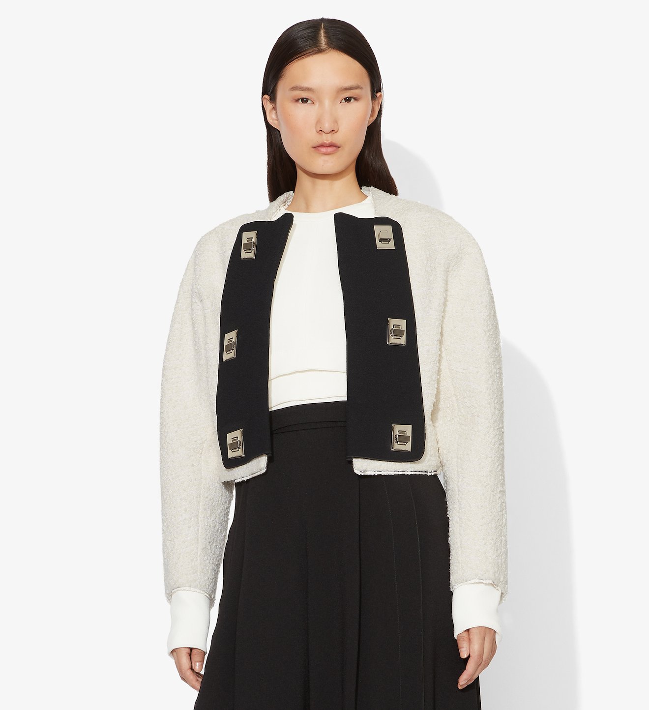Bonded Boucle Tweed Jacket