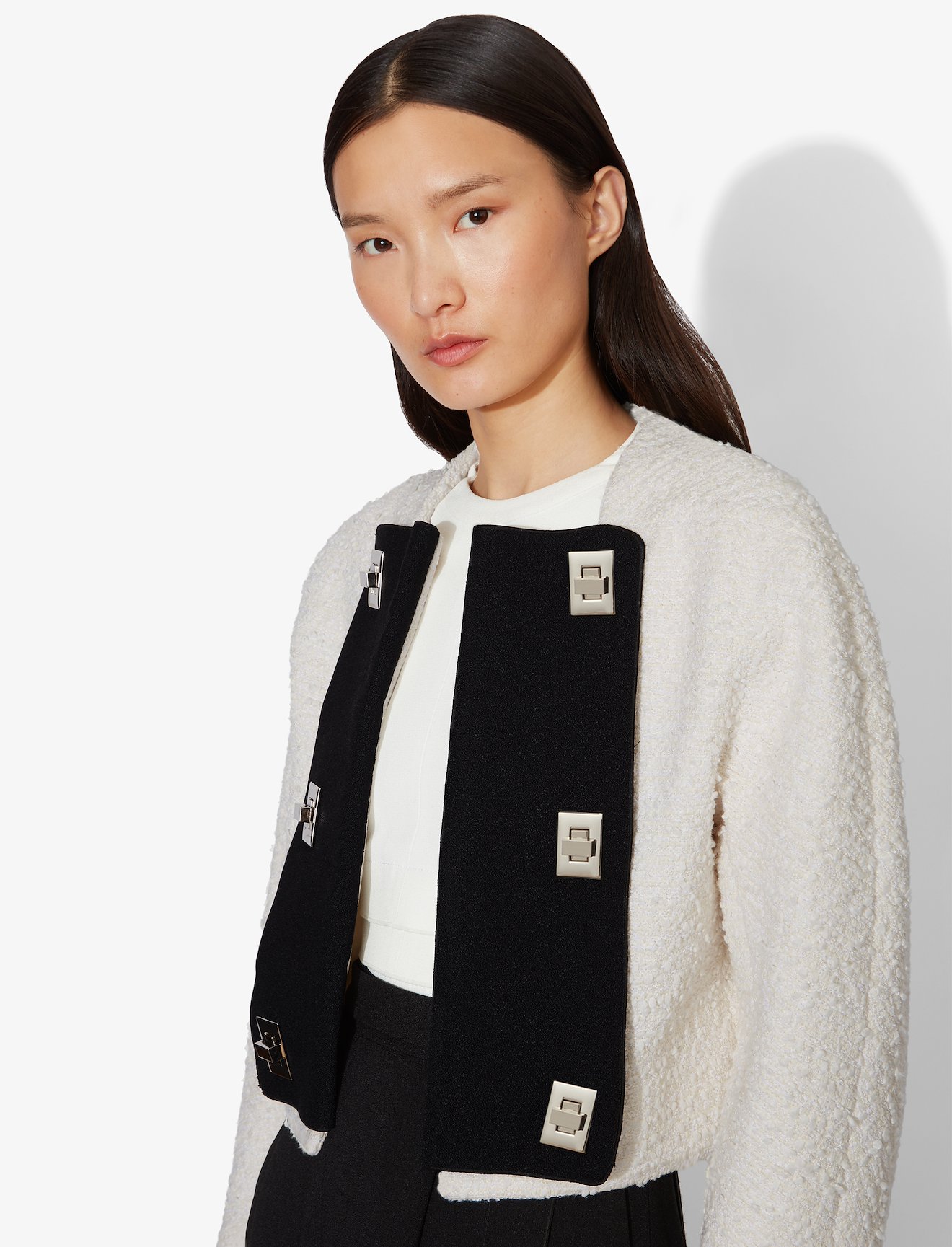 Bonded Boucle Tweed Jacket #3