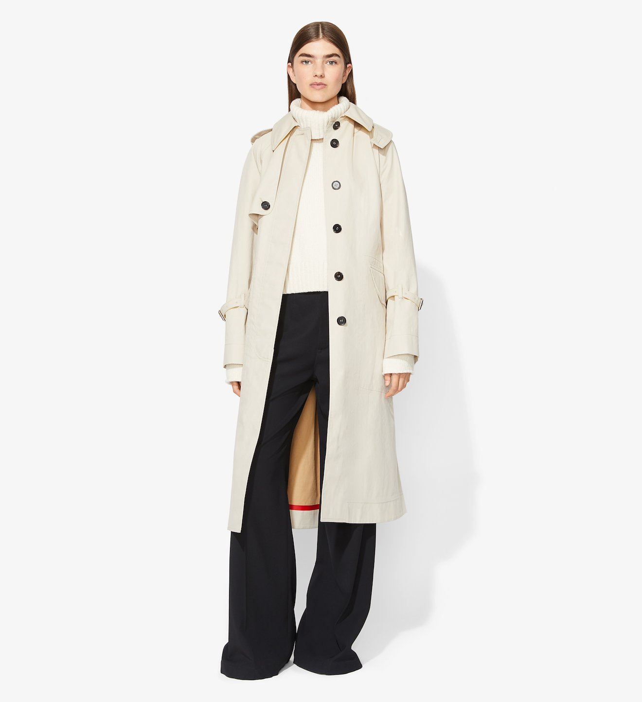 Bonded Oversized Trench Coat