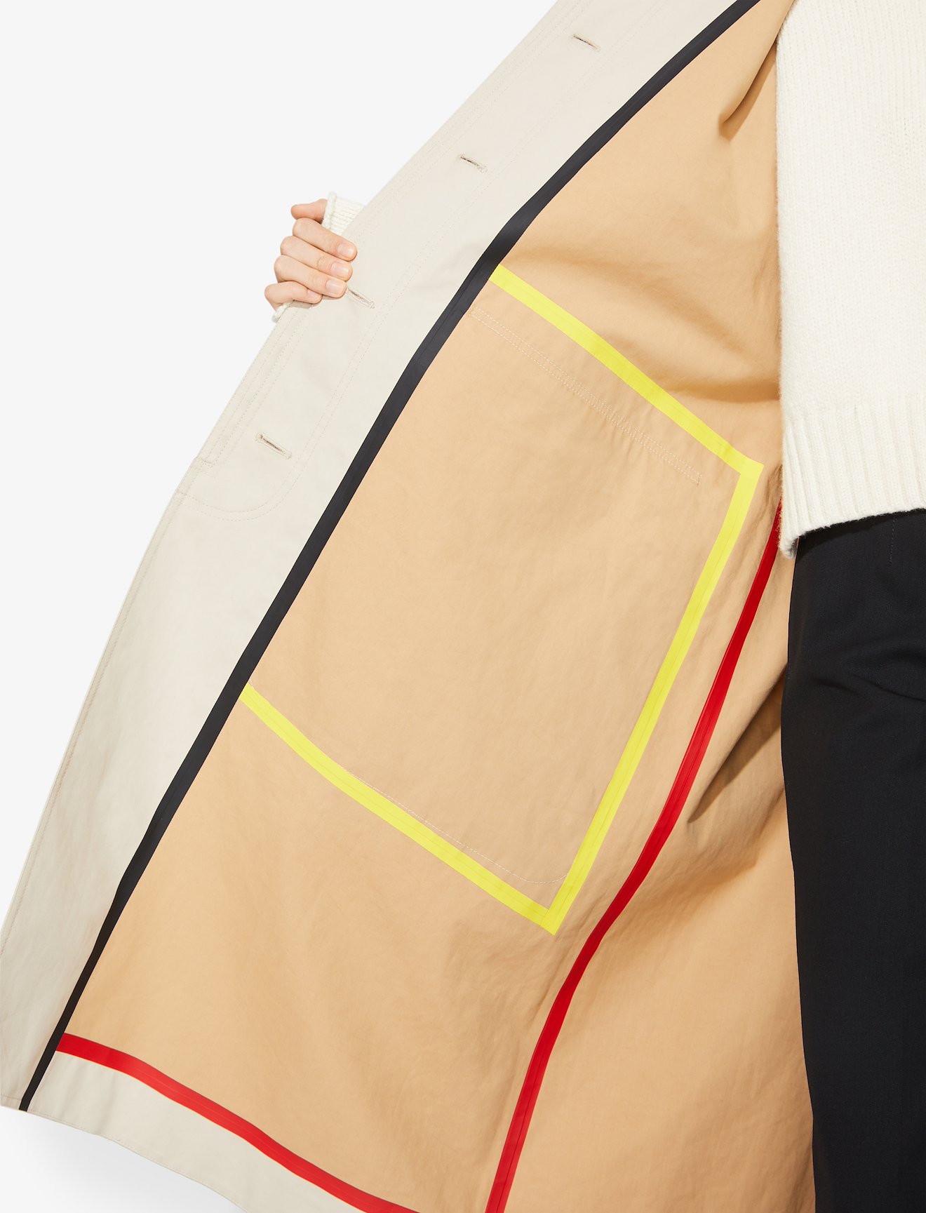 Bonded Oversized Trench Coat #3