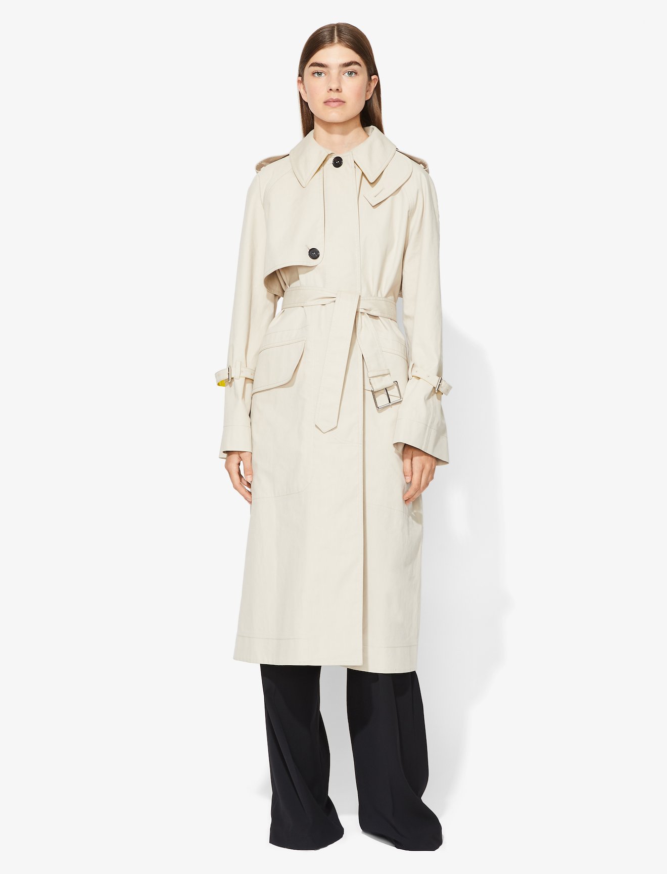 Bonded Oversized Trench Coat #5
