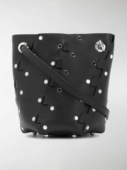 Proenza Schouler - Borsa Hex con mini borchie