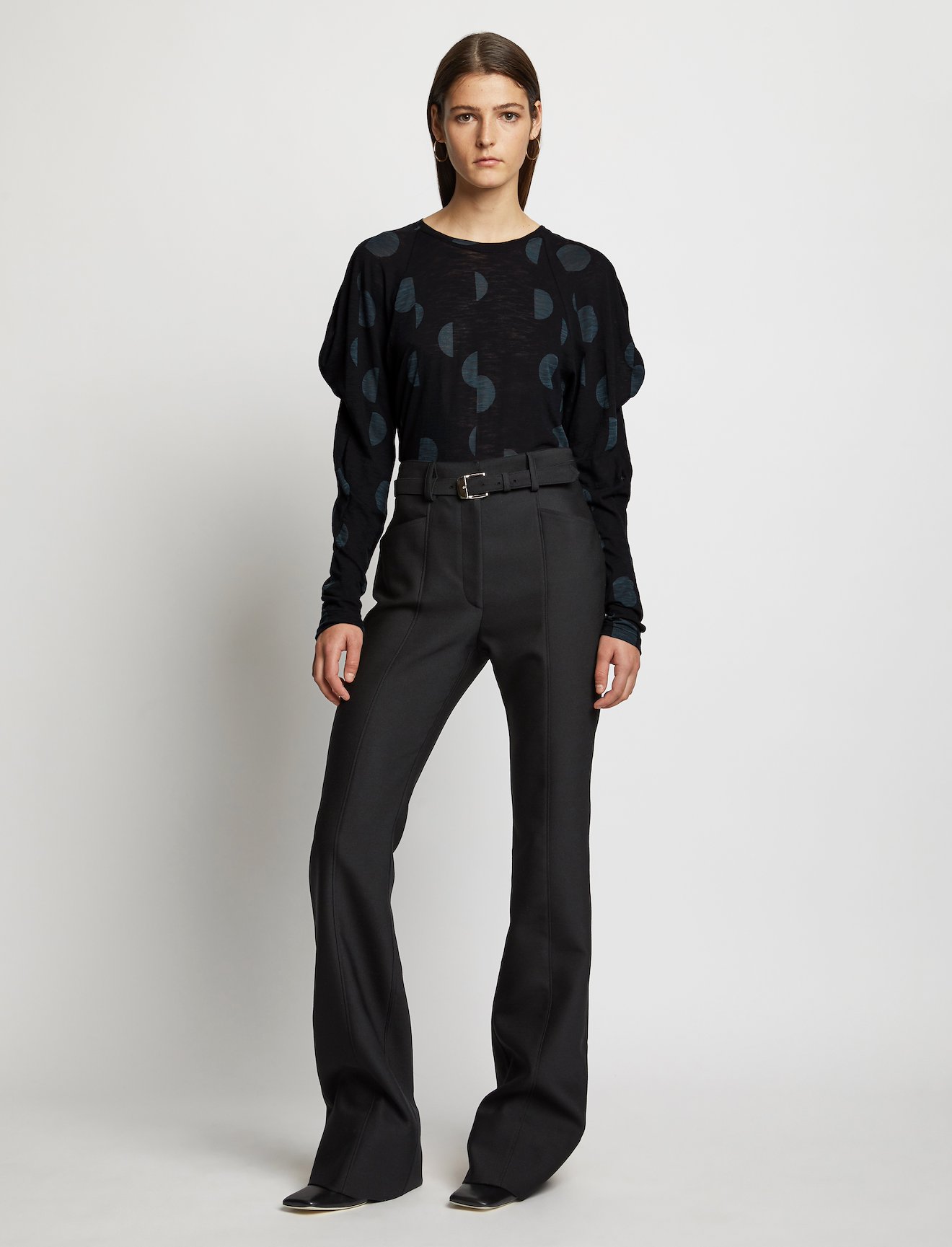 Broken Dot Puff Sleeve T-Shirt #1
