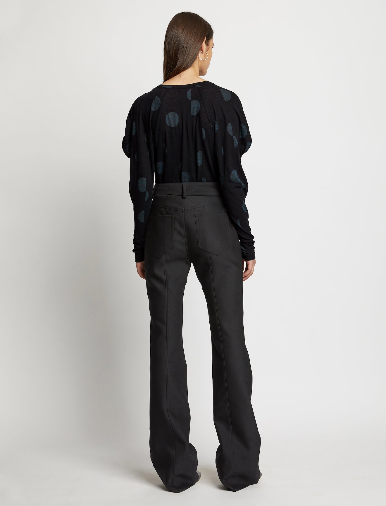Broken Dot Puff Sleeve T-Shirt #2