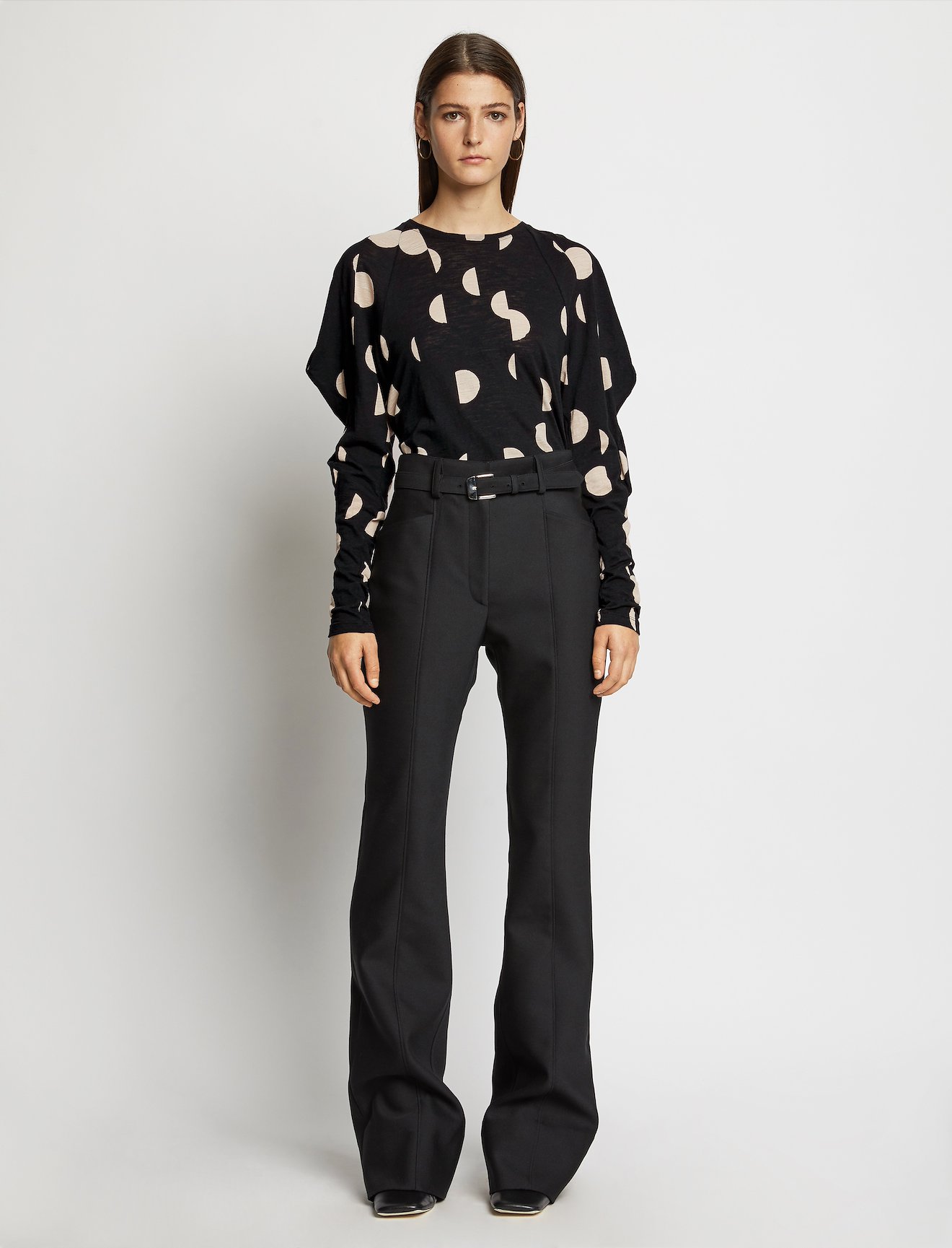 Broken Dot Puff Sleeve T-Shirt #1